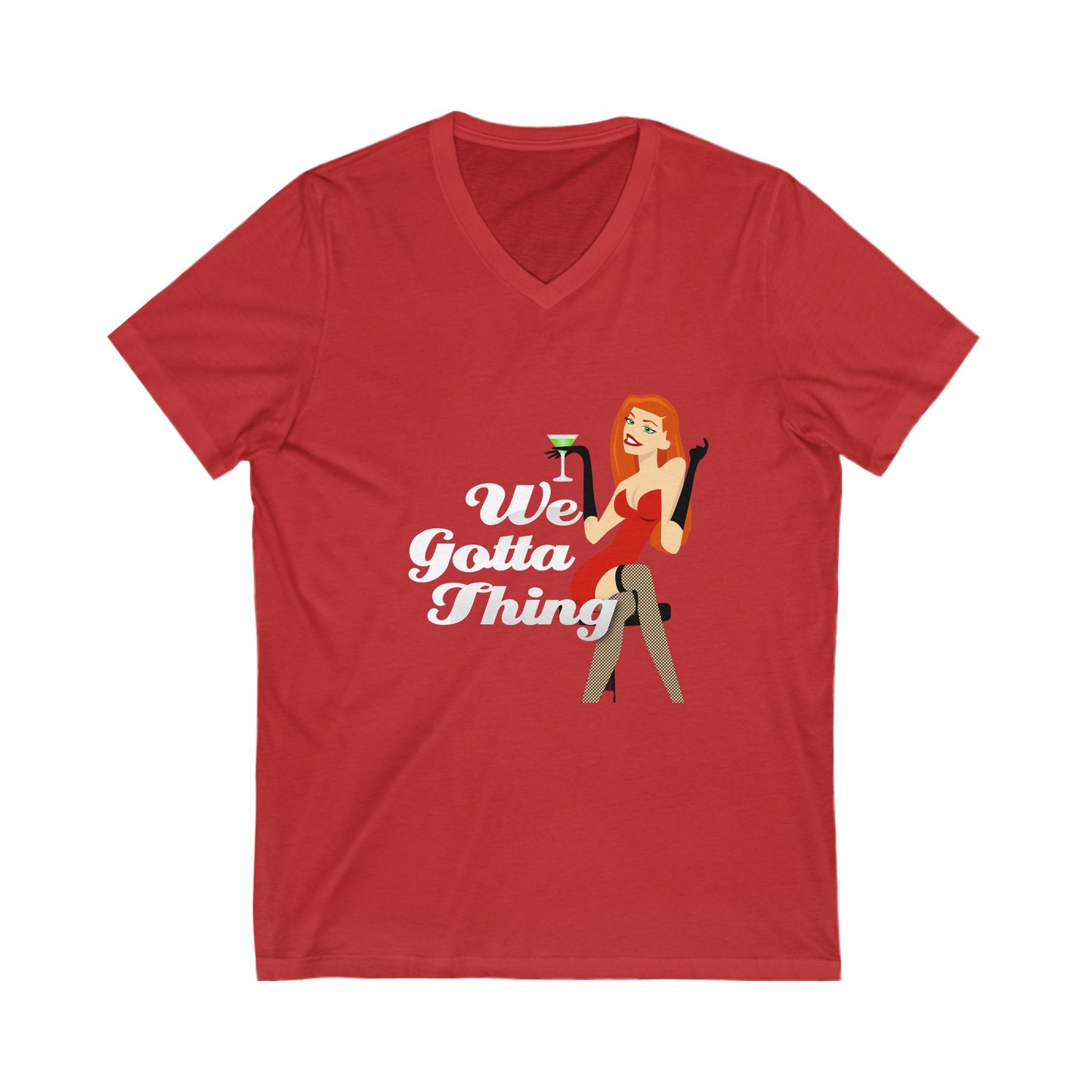 WGT - Unisex Jersey Short Sleeve V-Neck Tee