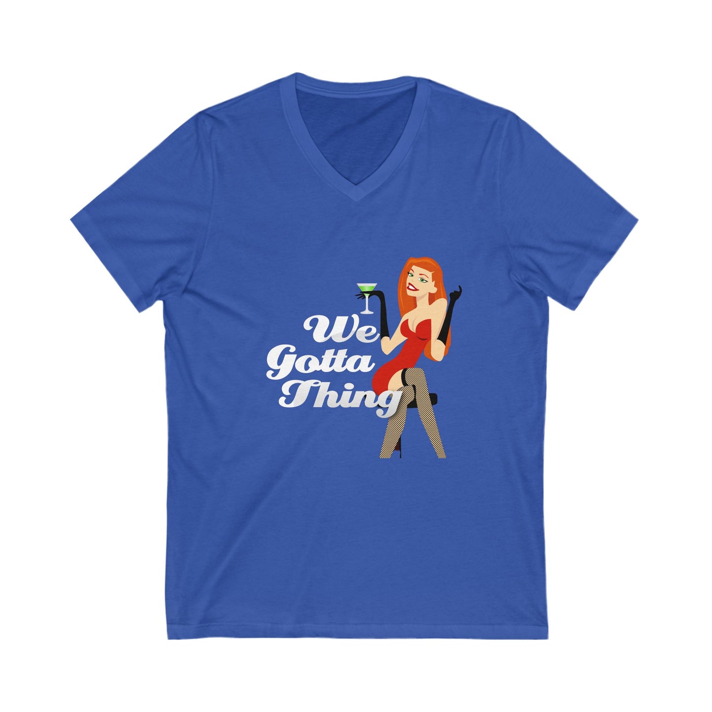 WGT - Unisex Jersey Short Sleeve V-Neck Tee