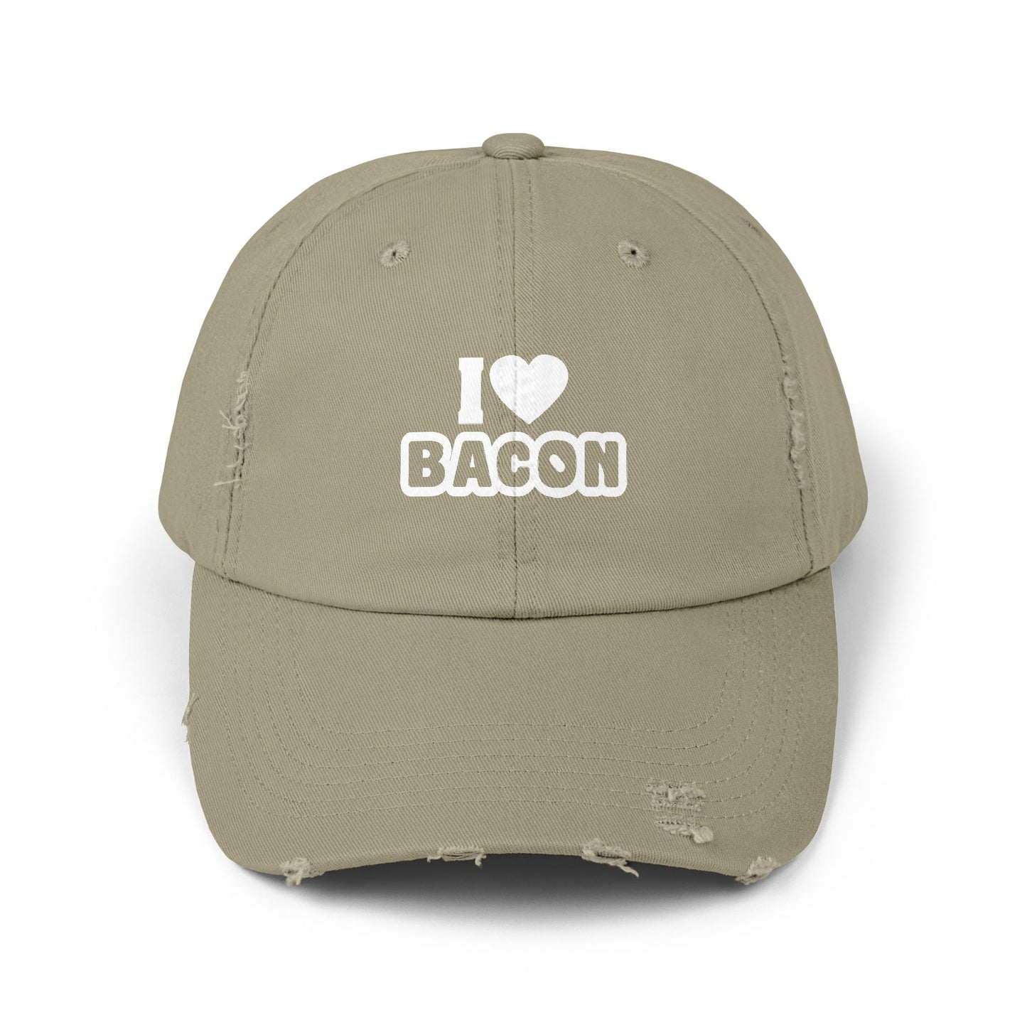 I Love Bacon - Even More Distressed Cap