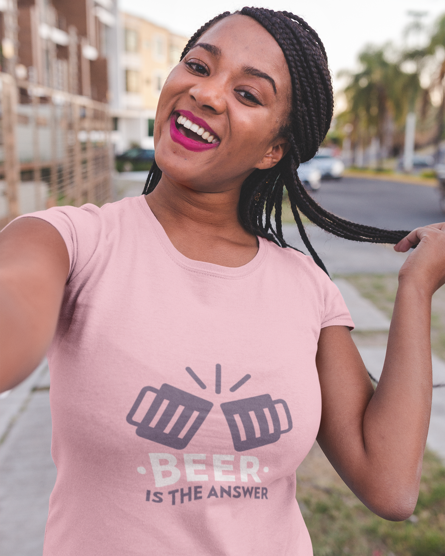 Beer Is The Answer - Women's T-shirt
