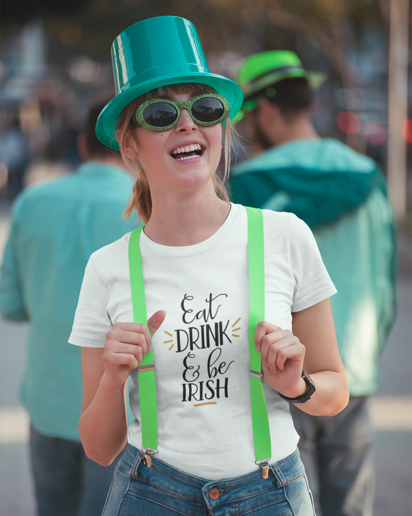 Eat, Drink, and be Irish - Women's T-shirt