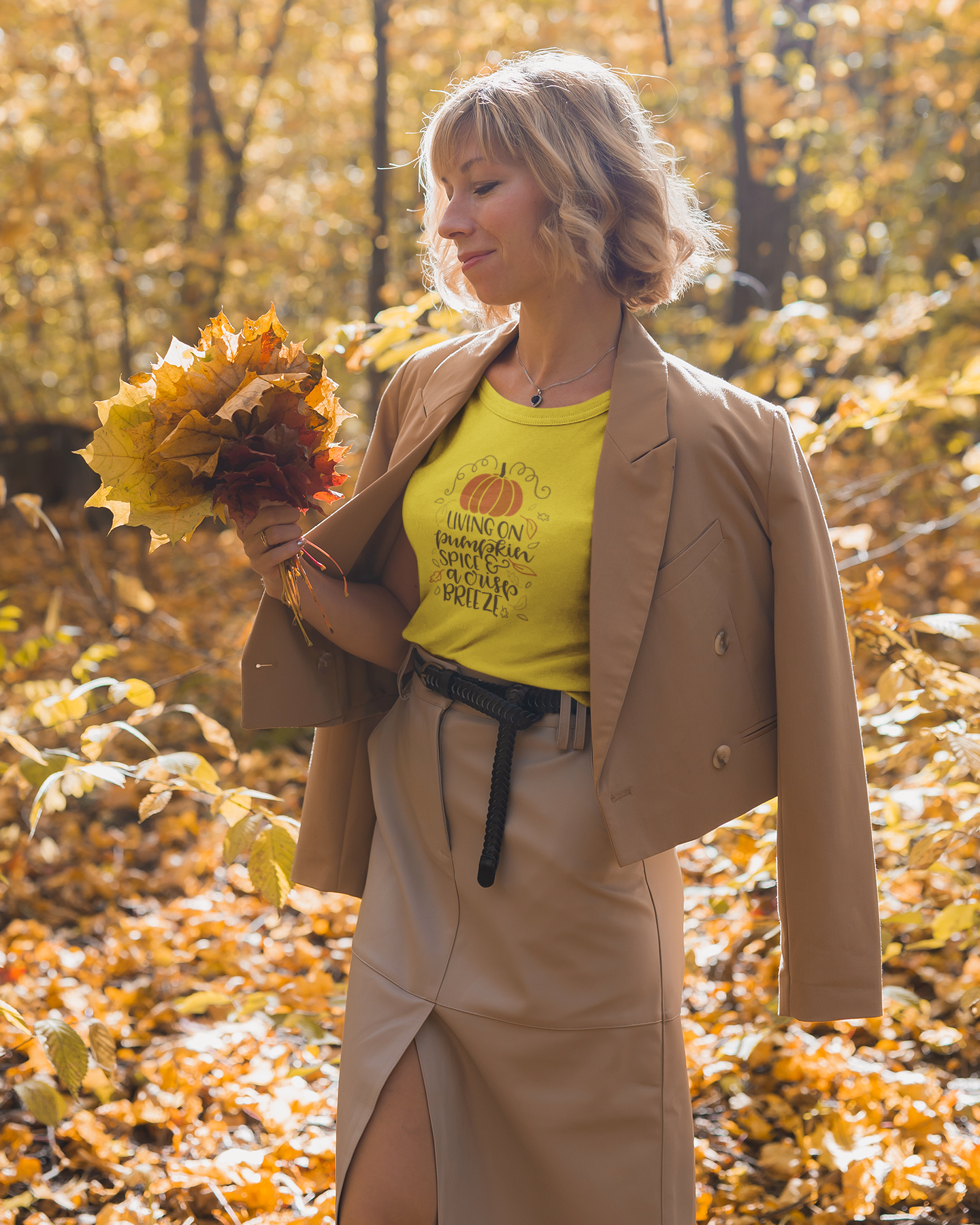 Living On Pumpkin Spice - Women's T-shirt