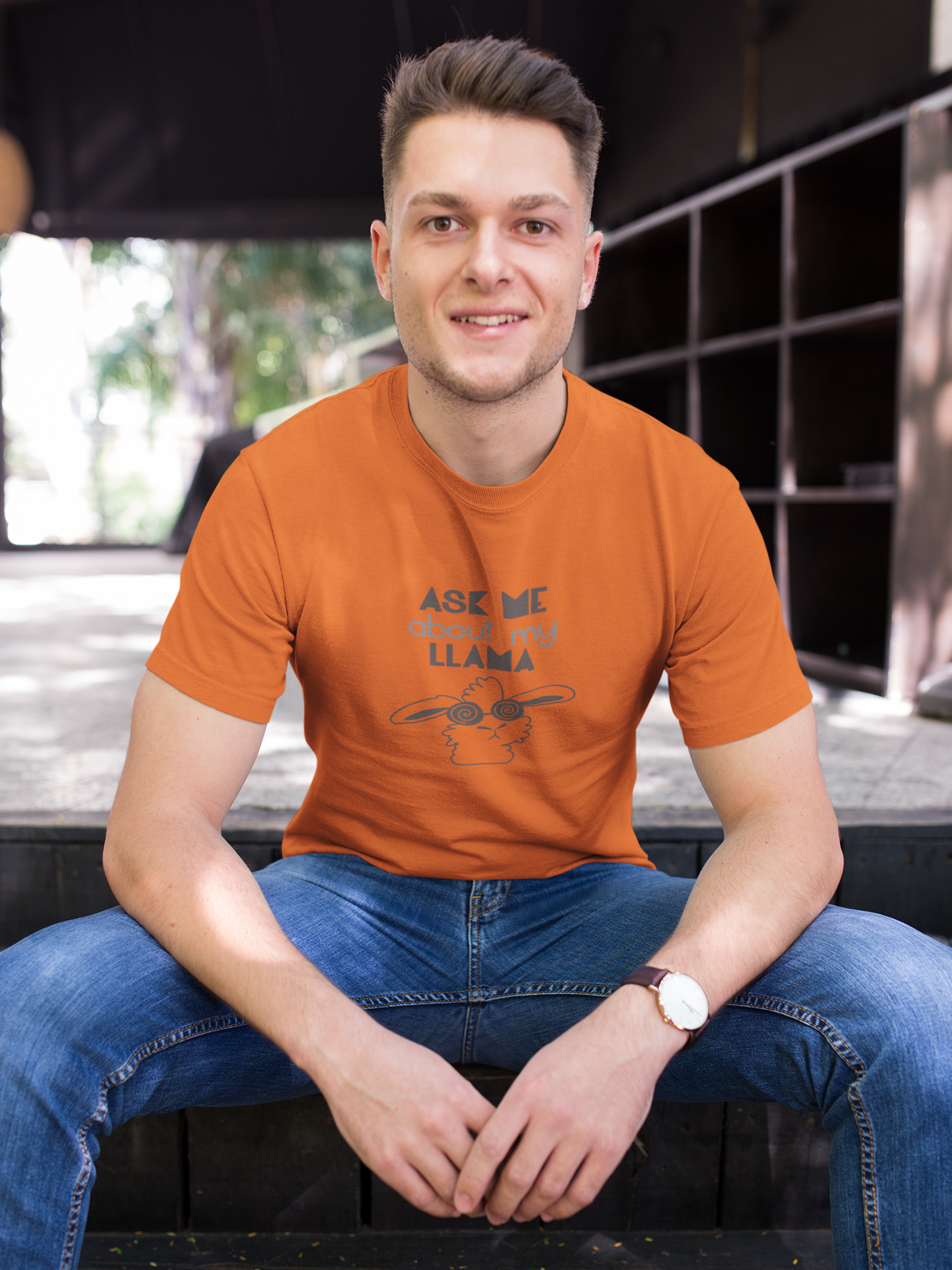 Ask Me About Llama - Unisex T-Shirt