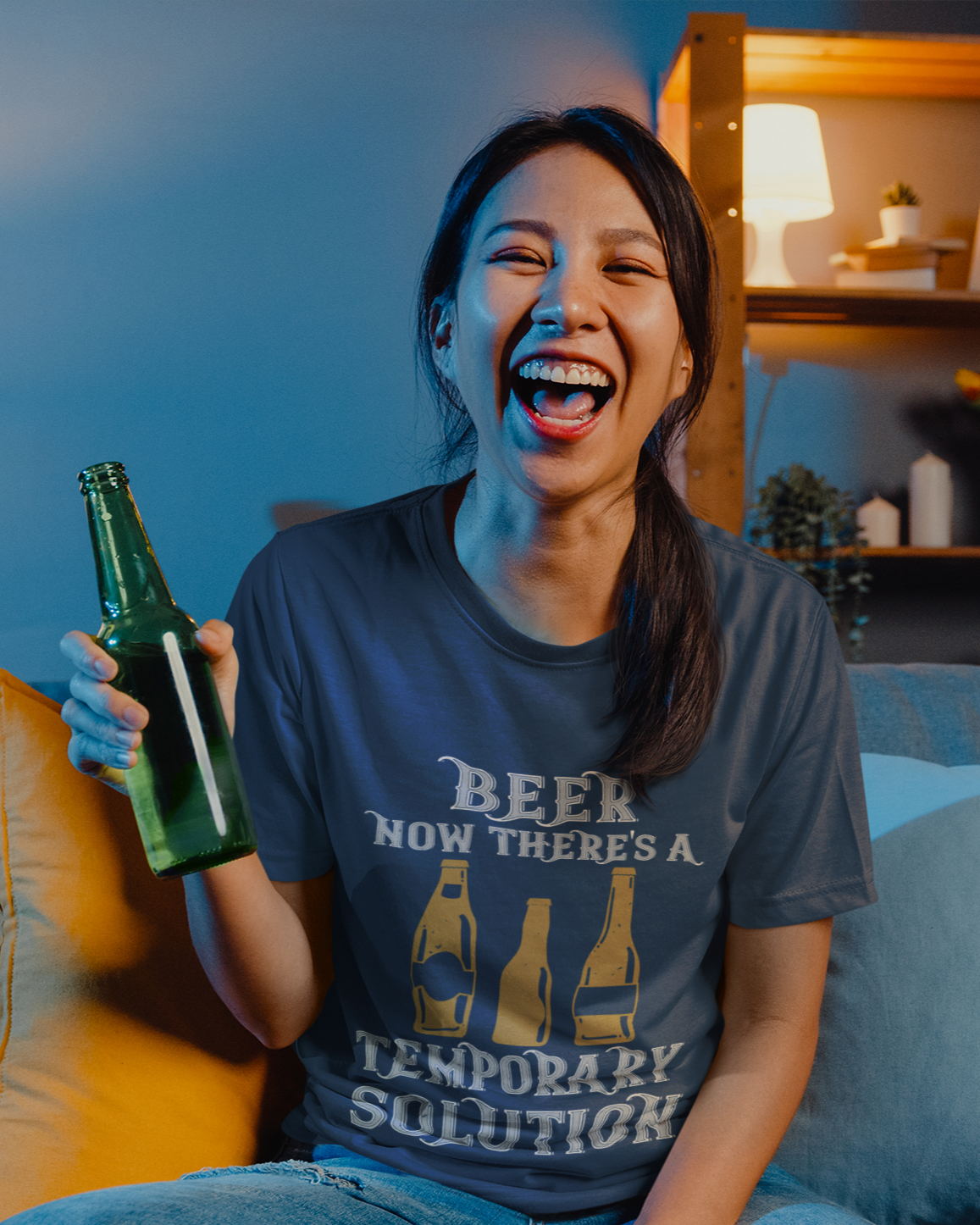 Beer. Now There's A Temporary Solution - Women's T-shirt