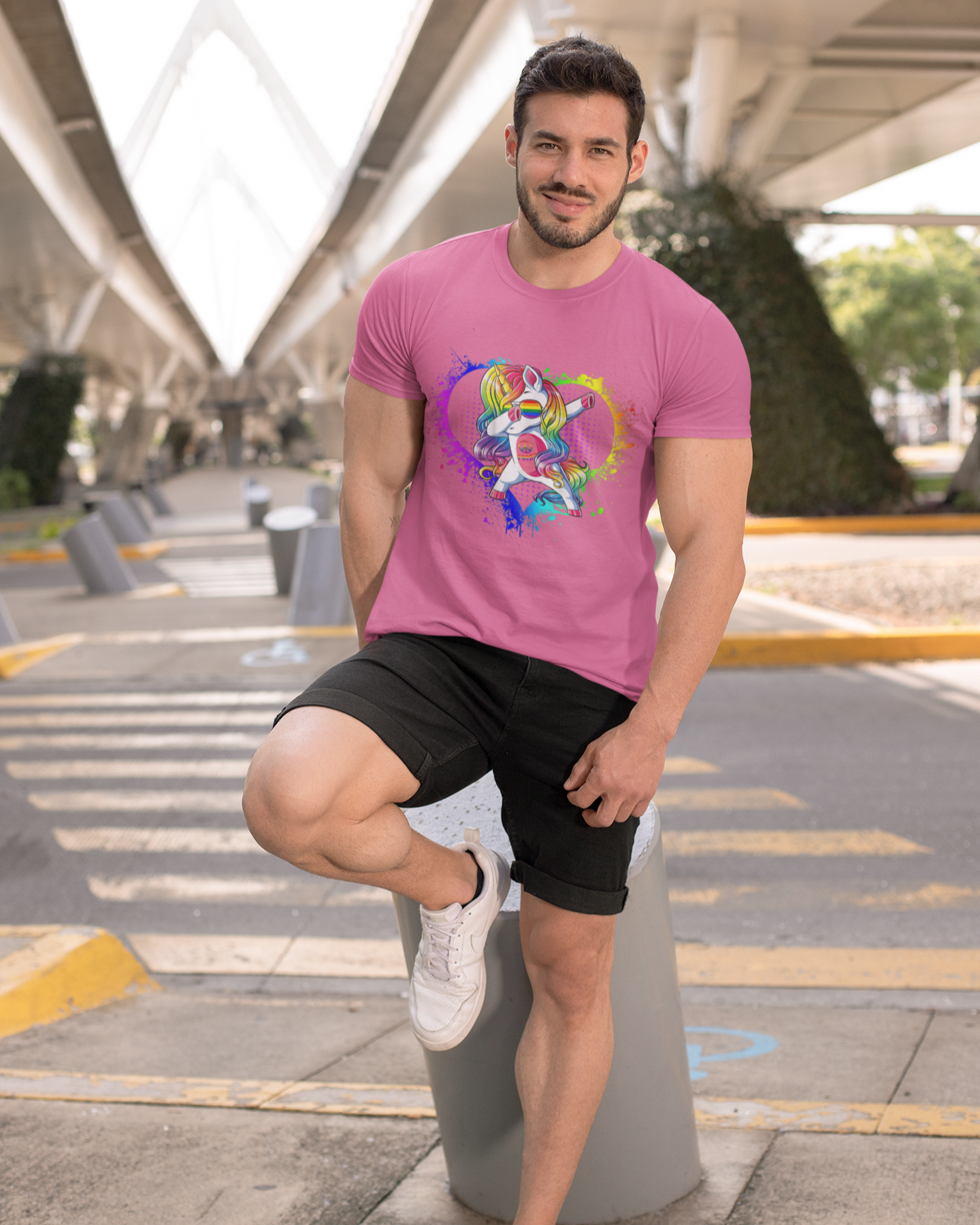Dabbing Unicorn - Unisex T-Shirt