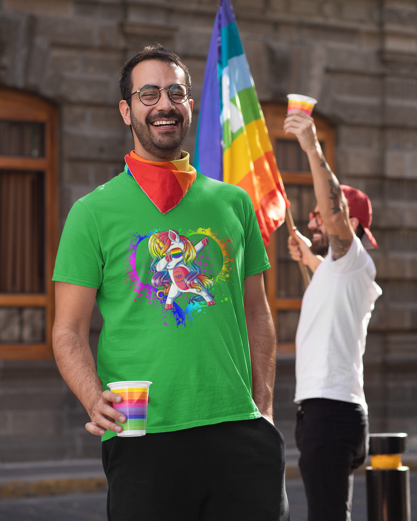 Dabbing Unicorn - Unisex T-Shirt
