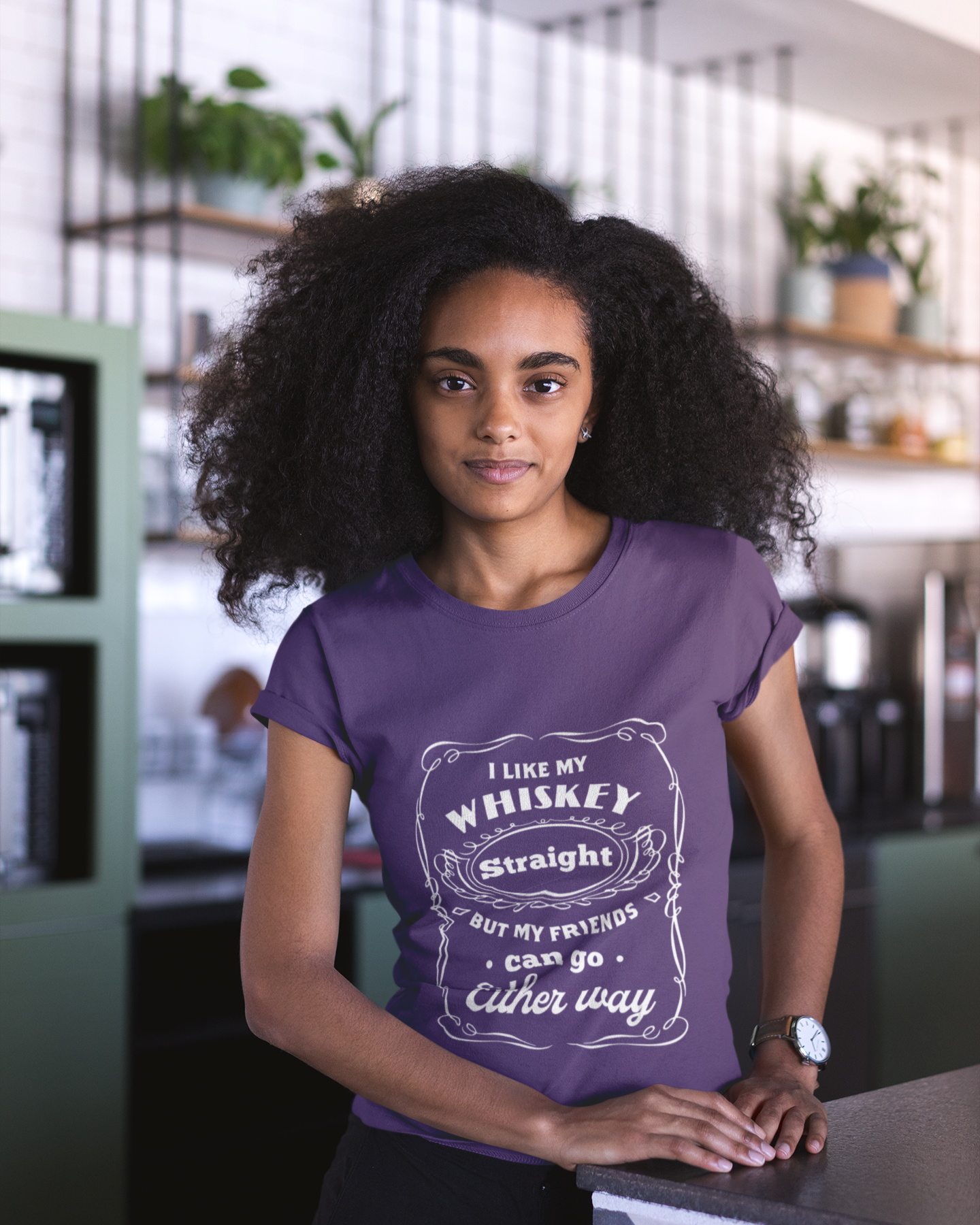 I Like My Whiskey Straight but My Friends Can Go Either Way 2 - Women's T-shirt