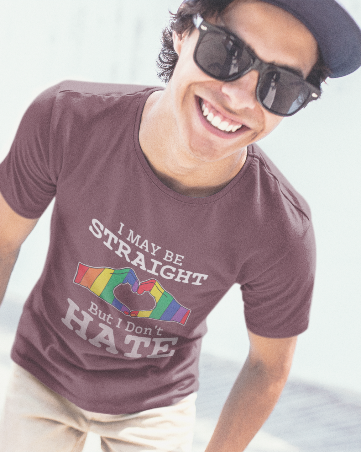 I May Be Straight But I Don't Hate - Unisex T-Shirt