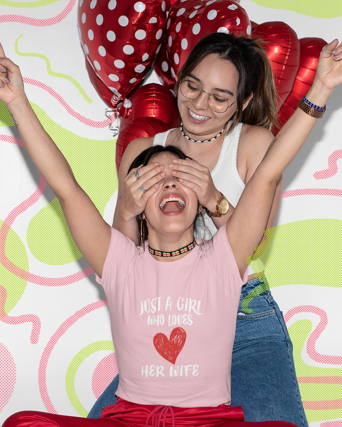 Just A Girl Who Loves Her Wife - Women's T-shirt