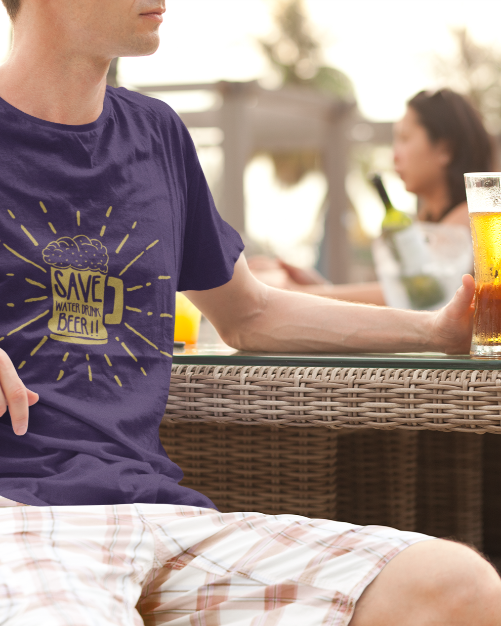 Save Water Drink Beer - Unisex T-Shirt