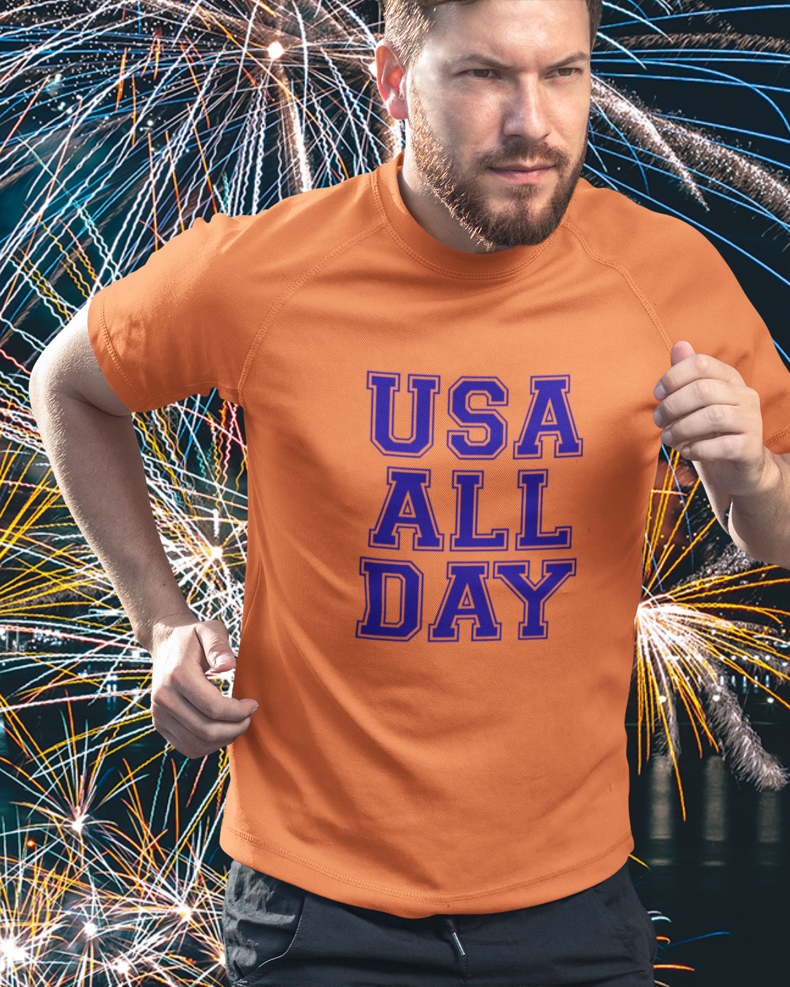 USA All Day - Unisex T-Shirt
