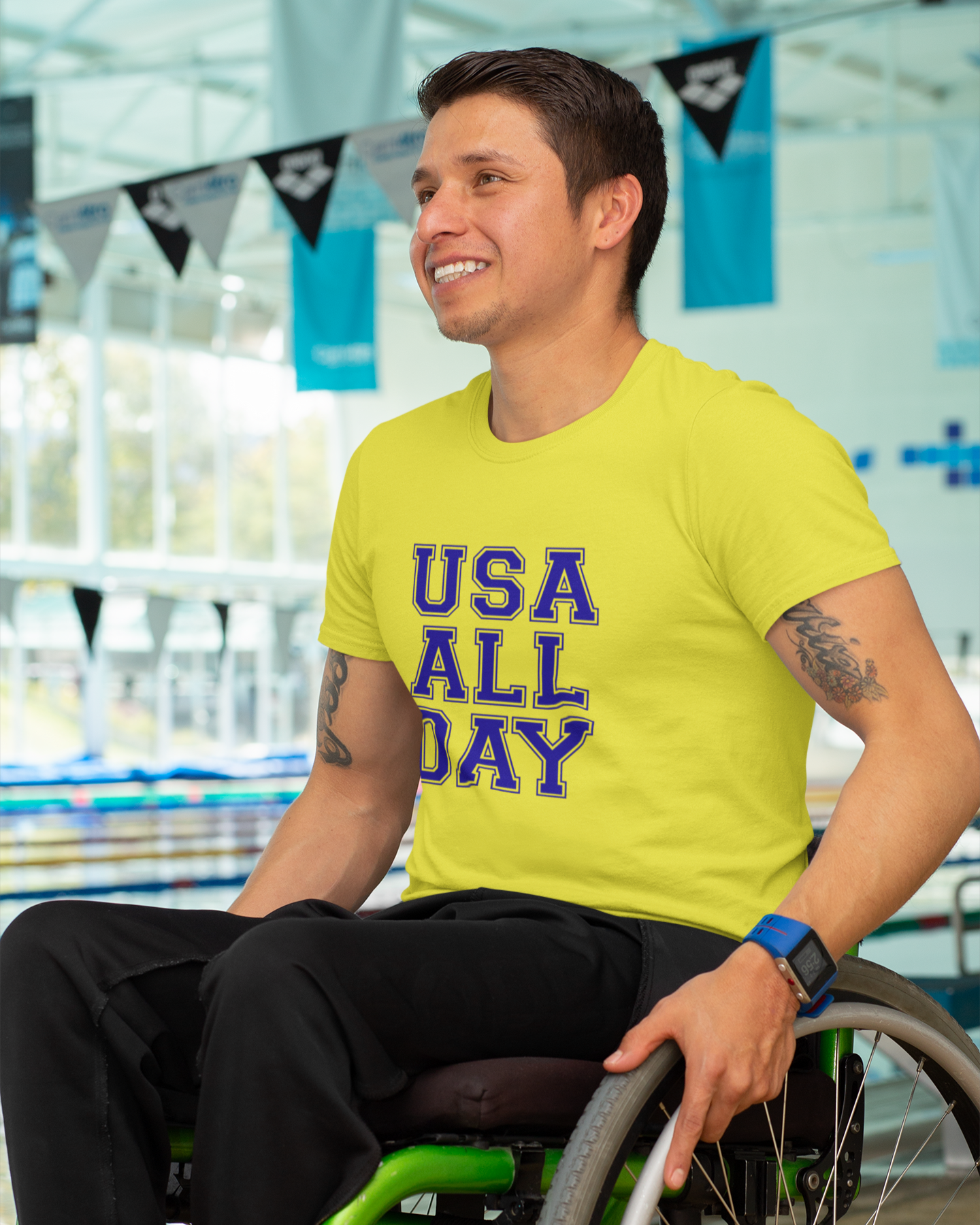 USA All Day - Unisex T-Shirt