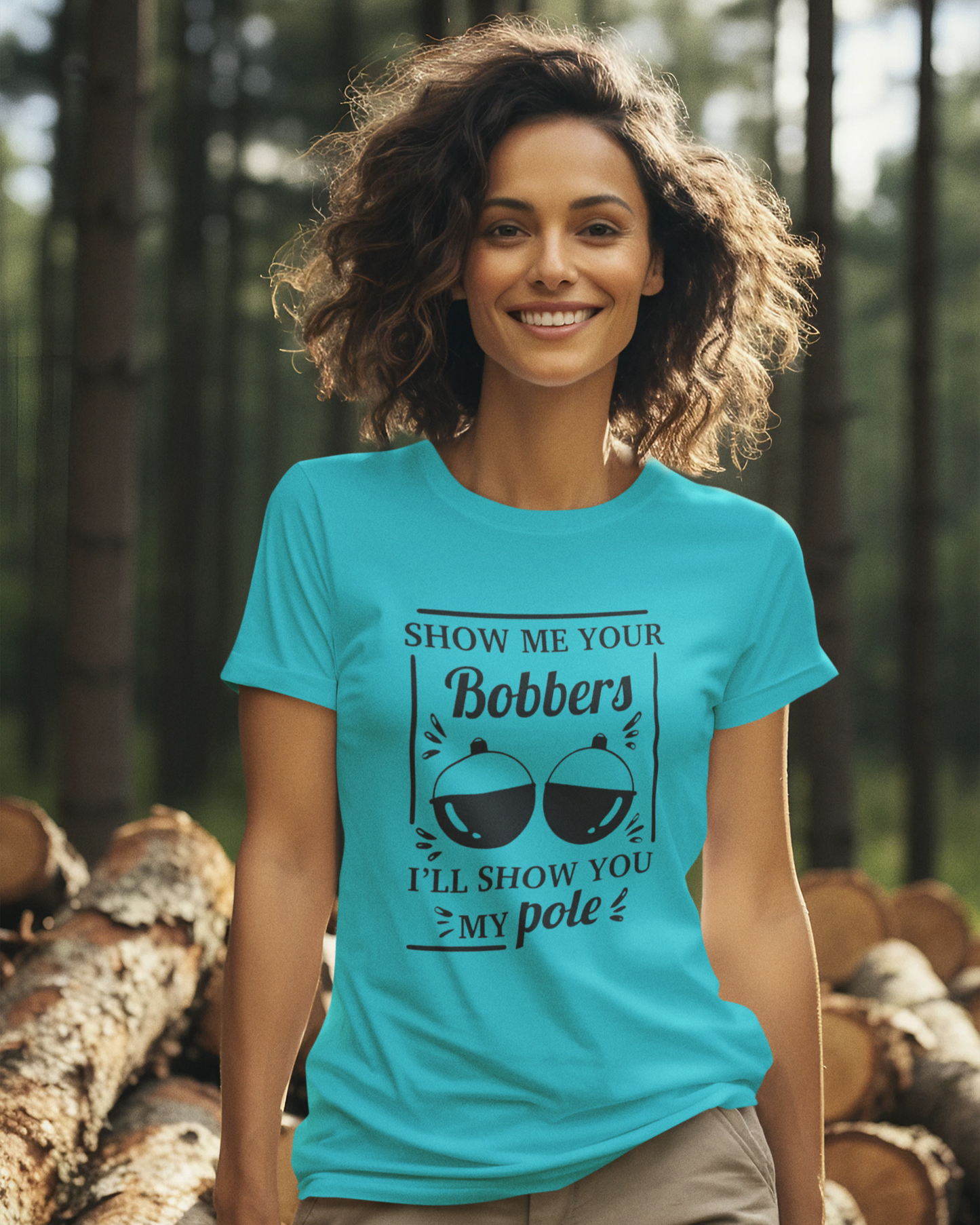 Show me your bobbers, I'll show you my pole - Women's T-shirt