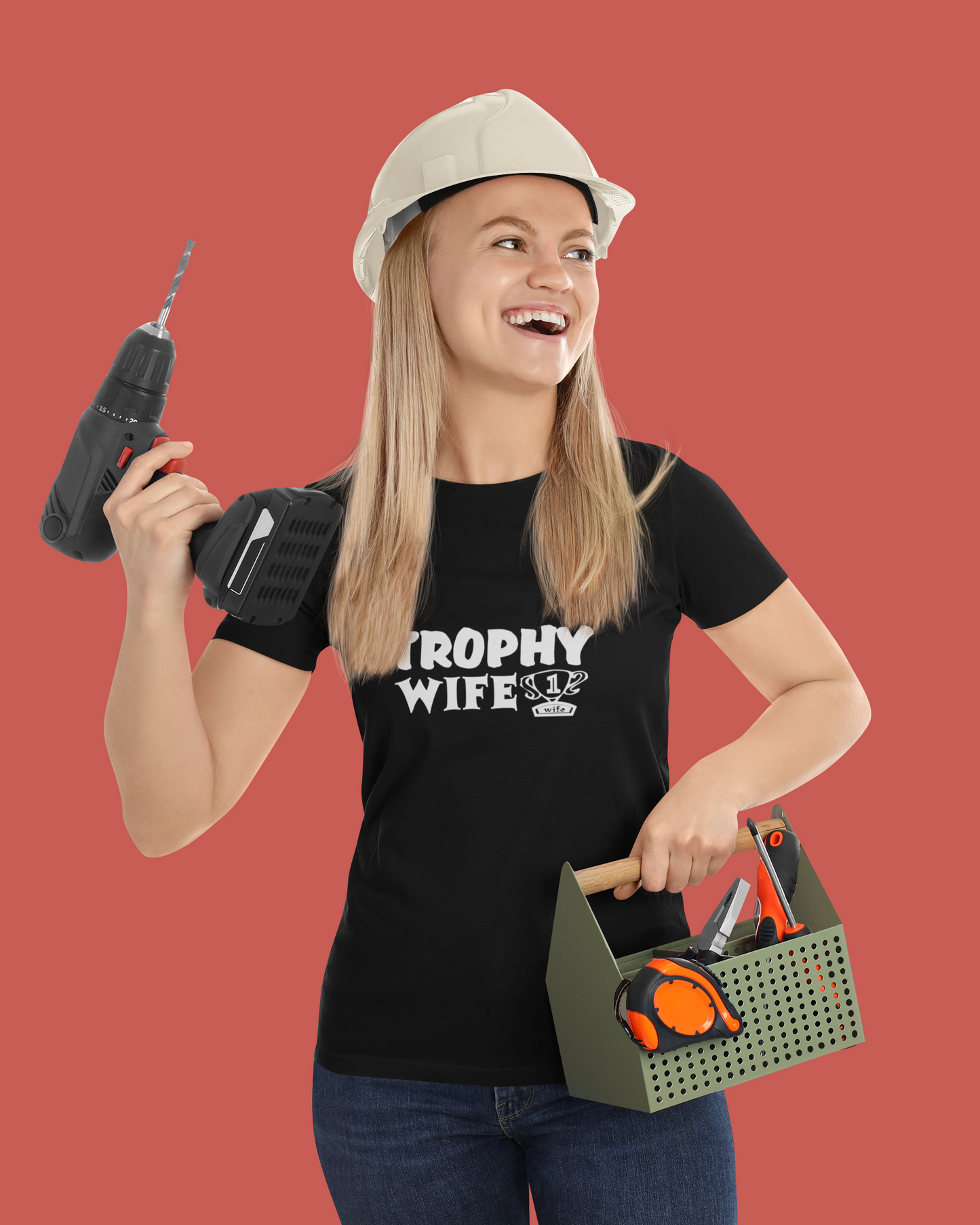 Trophy Wife (with trophy) - Women's T-shirt