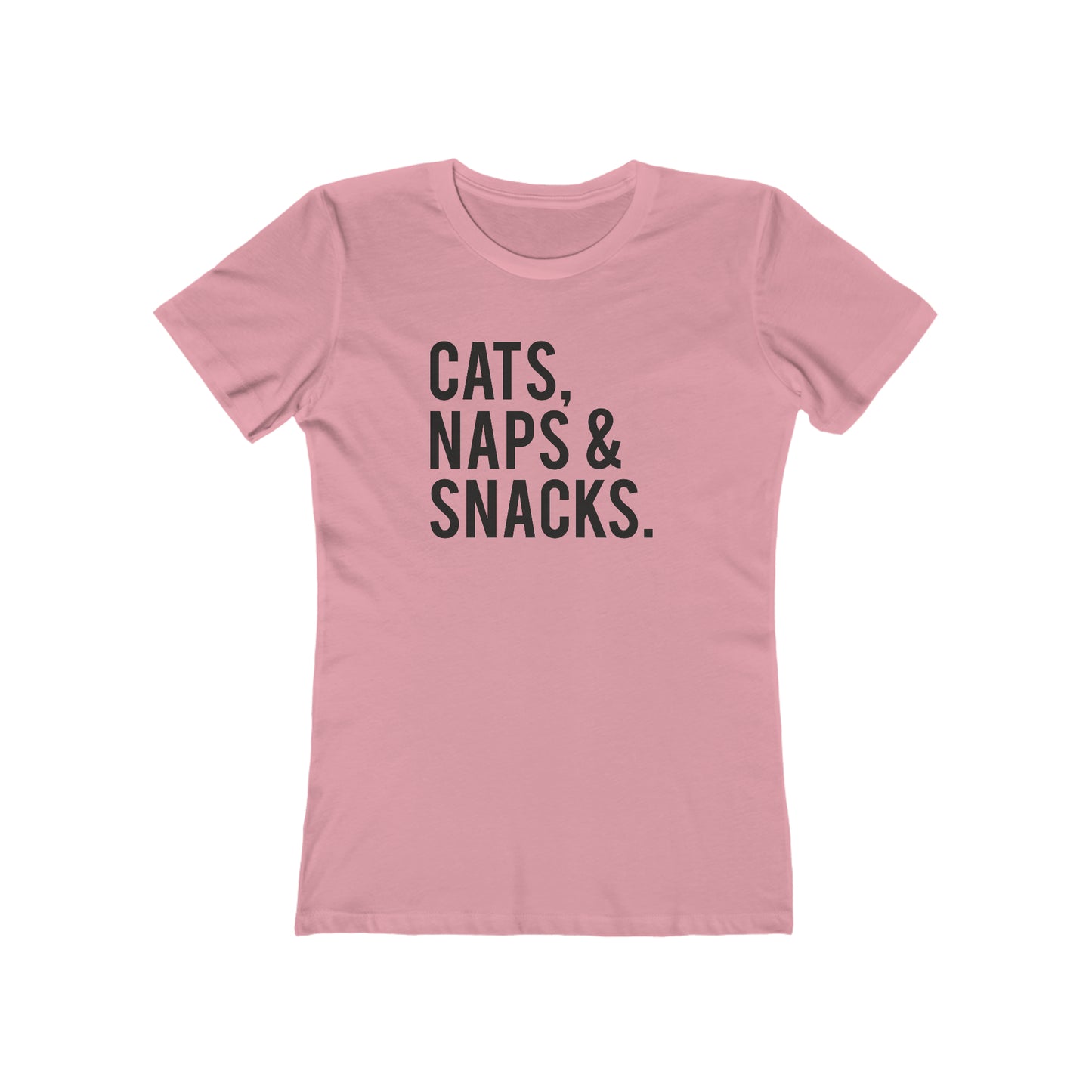 Cat, Naps & Snacks. - Women's T-shirt