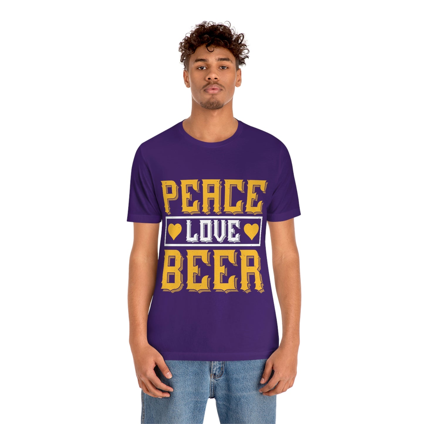 Peace Love Beer - Unisex T-Shirt