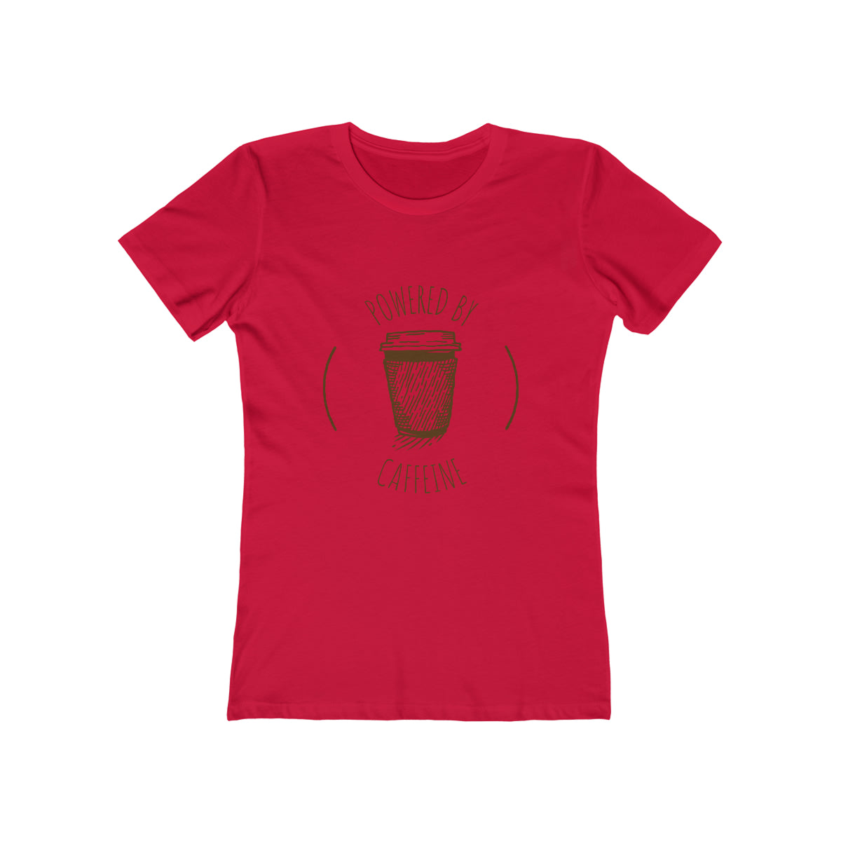 Powered By Caffeine - Women's T-shirt