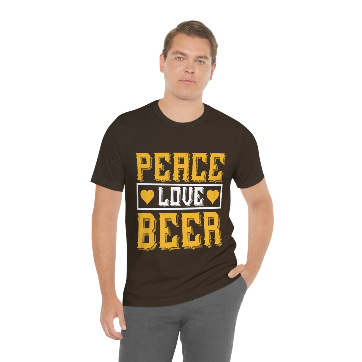 Peace Love Beer - Unisex T-Shirt