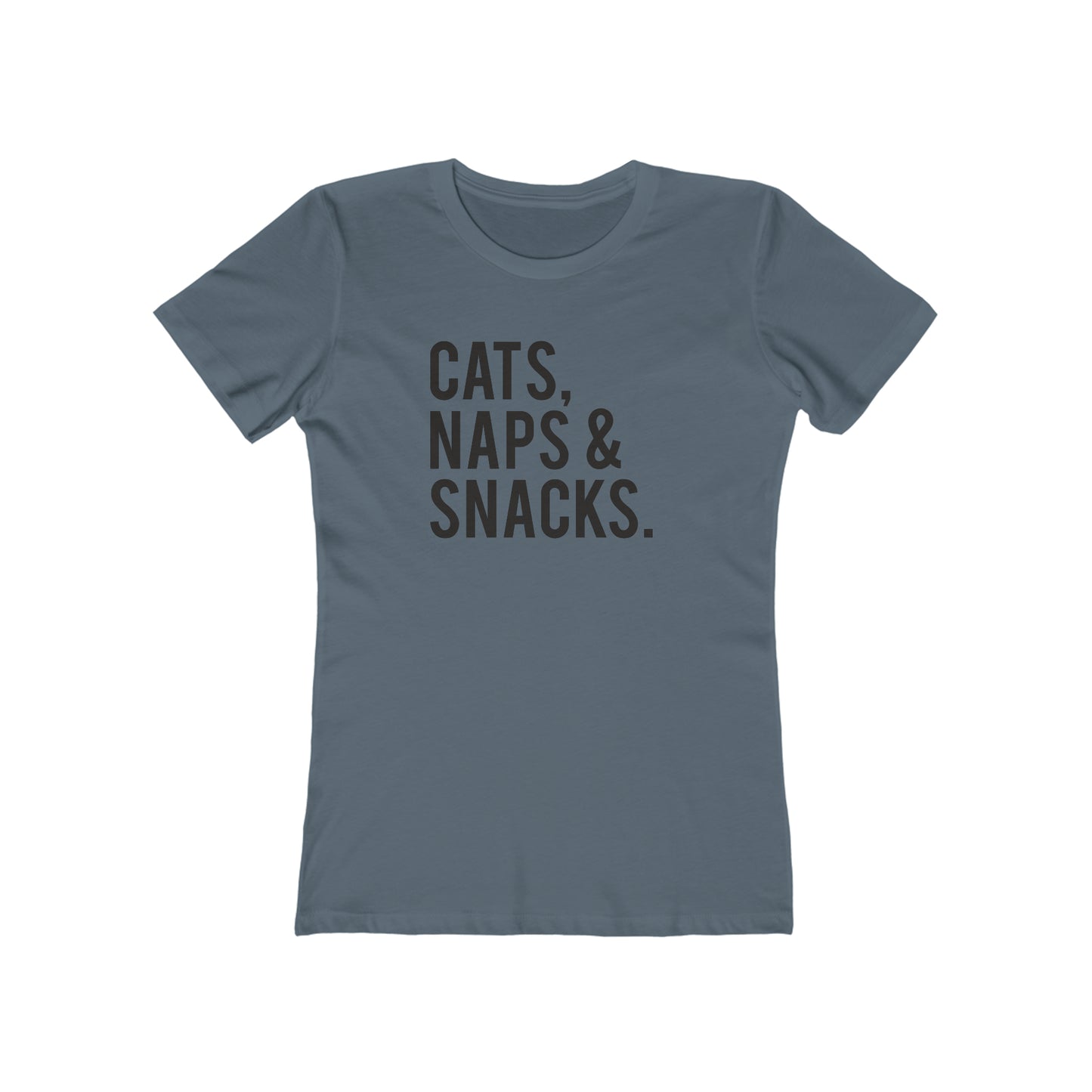 Cat, Naps & Snacks. - Women's T-shirt