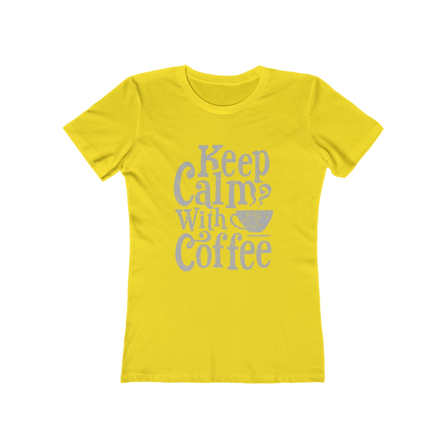 Keep Calm With Coffee - Women's T-shirt