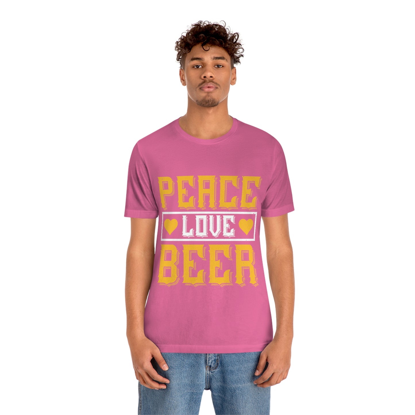 Peace Love Beer - Unisex T-Shirt