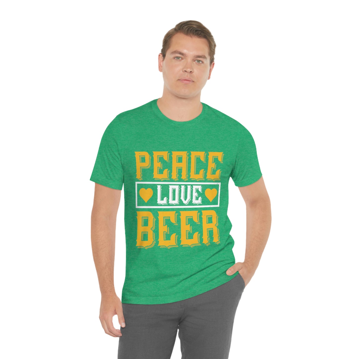 Peace Love Beer - Unisex T-Shirt