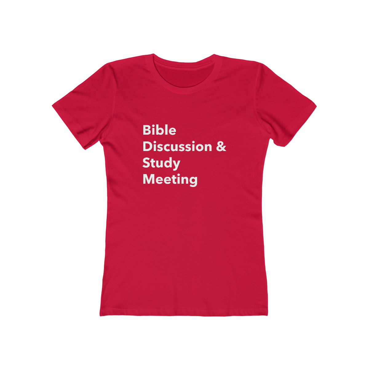 Bible Discussion & Study Meeting - Women's T-shirt