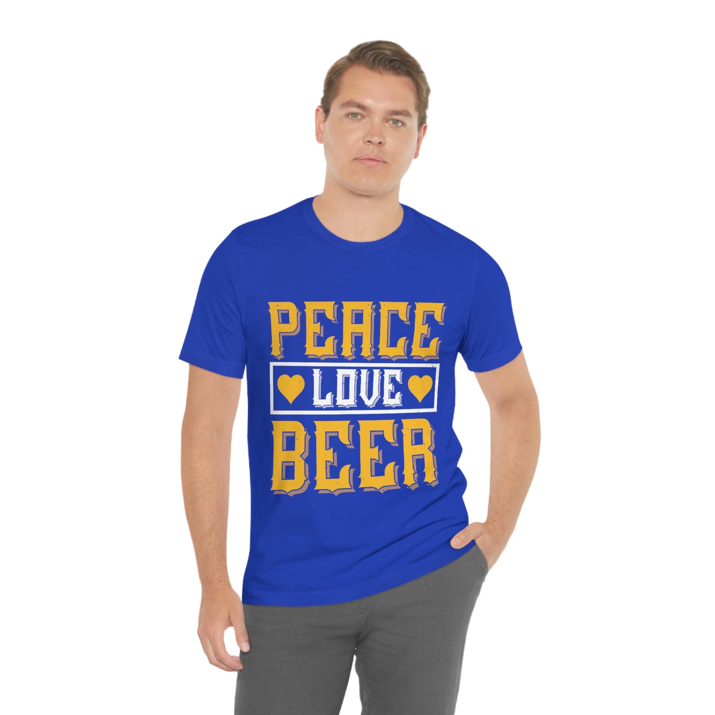 Peace Love Beer - Unisex T-Shirt