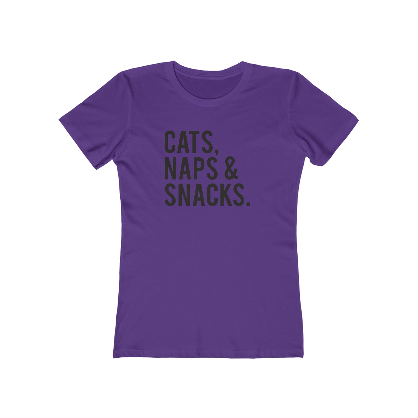 Cat, Naps & Snacks. - Women's T-shirt