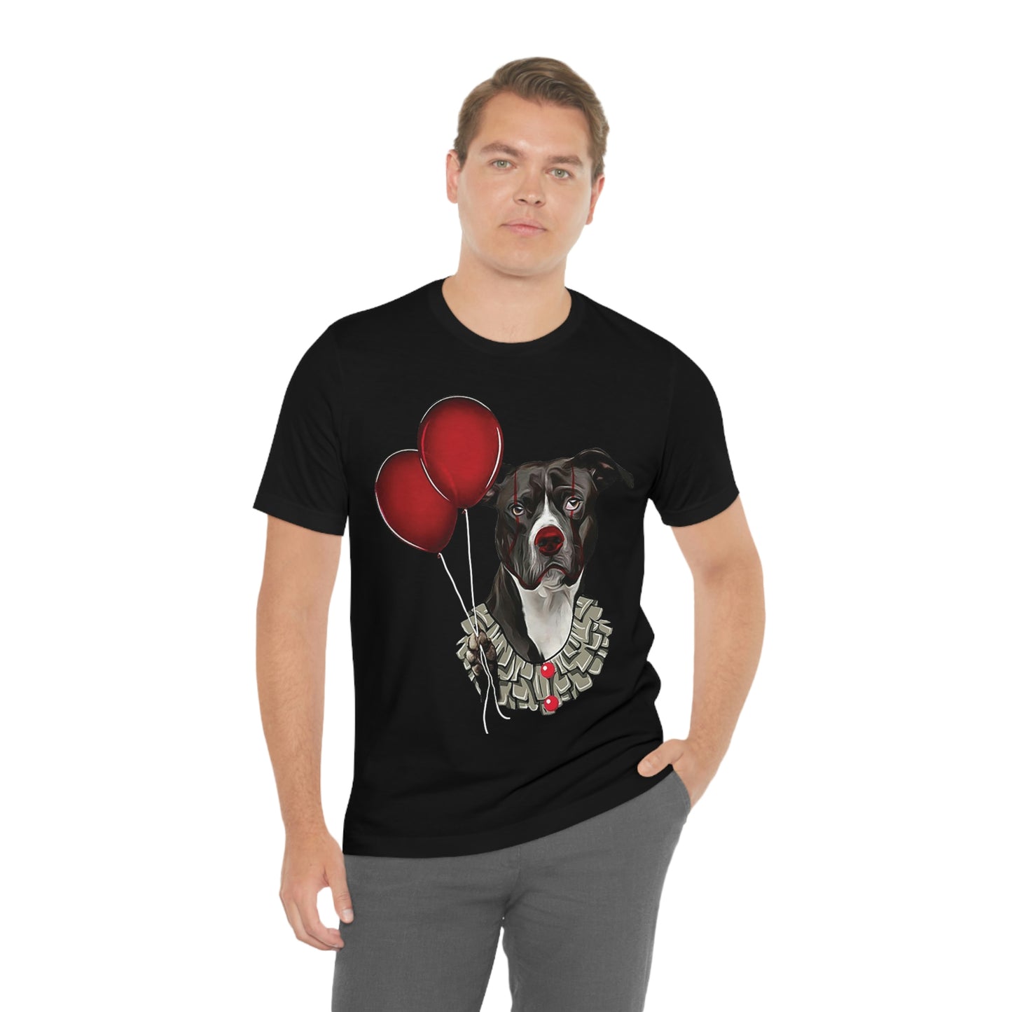 Sad Clown Dog - Unisex T-Shirt