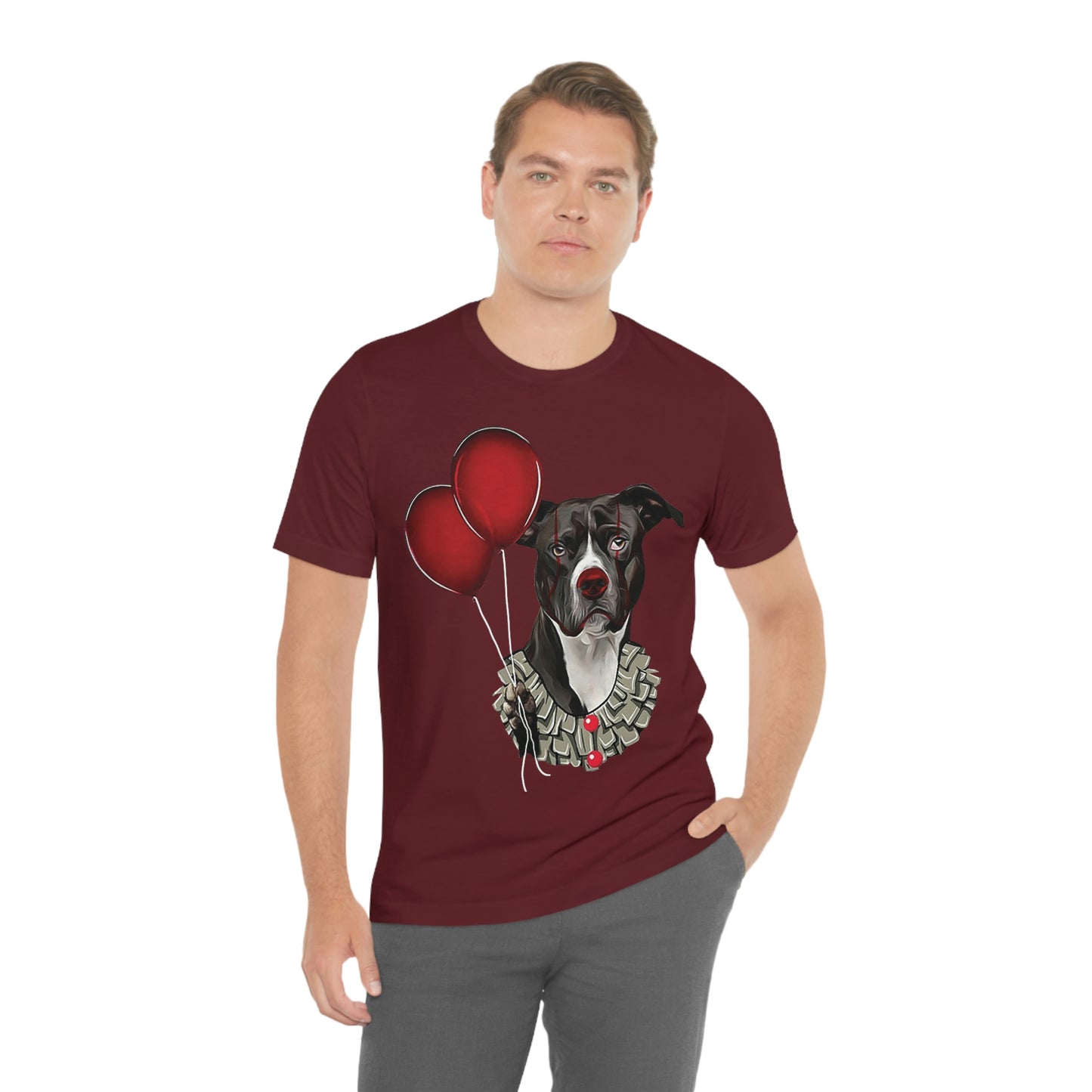 Sad Clown Dog - Unisex T-Shirt