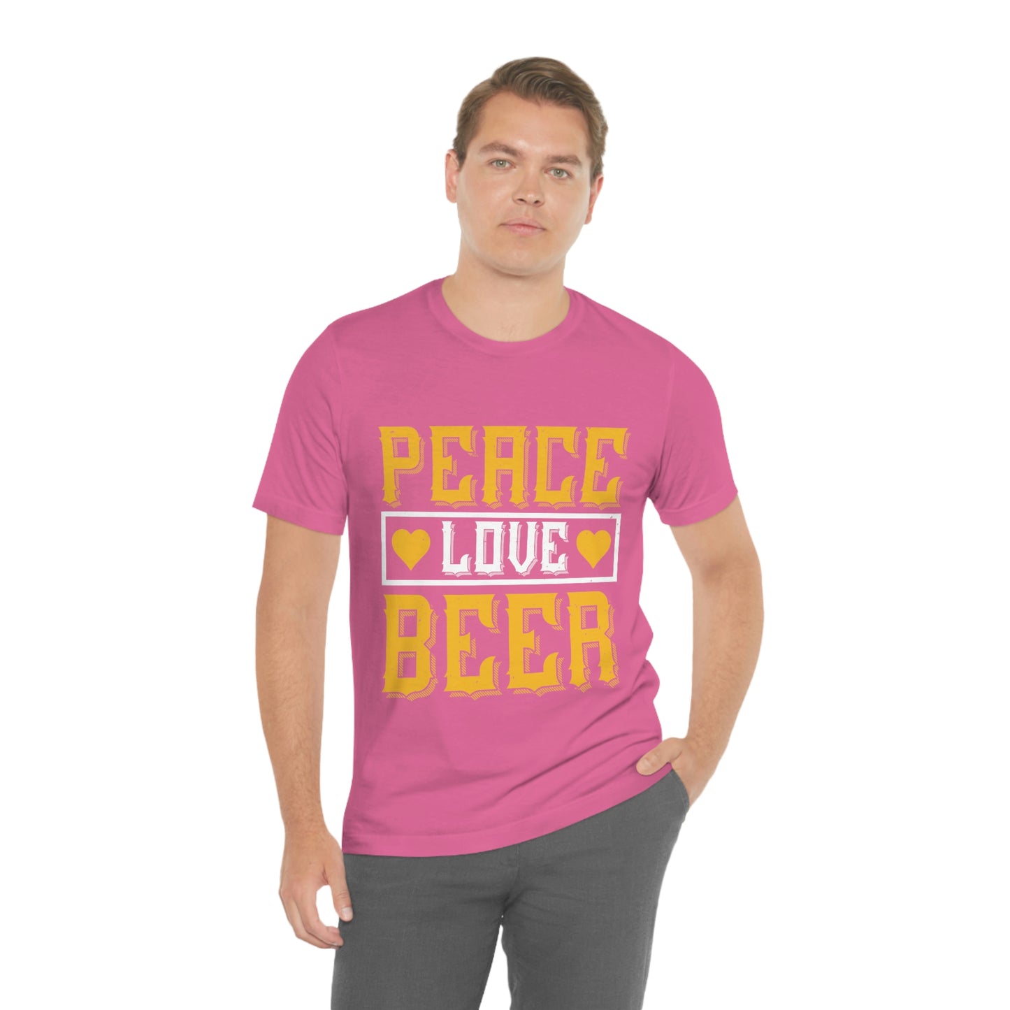 Peace Love Beer - Unisex T-Shirt