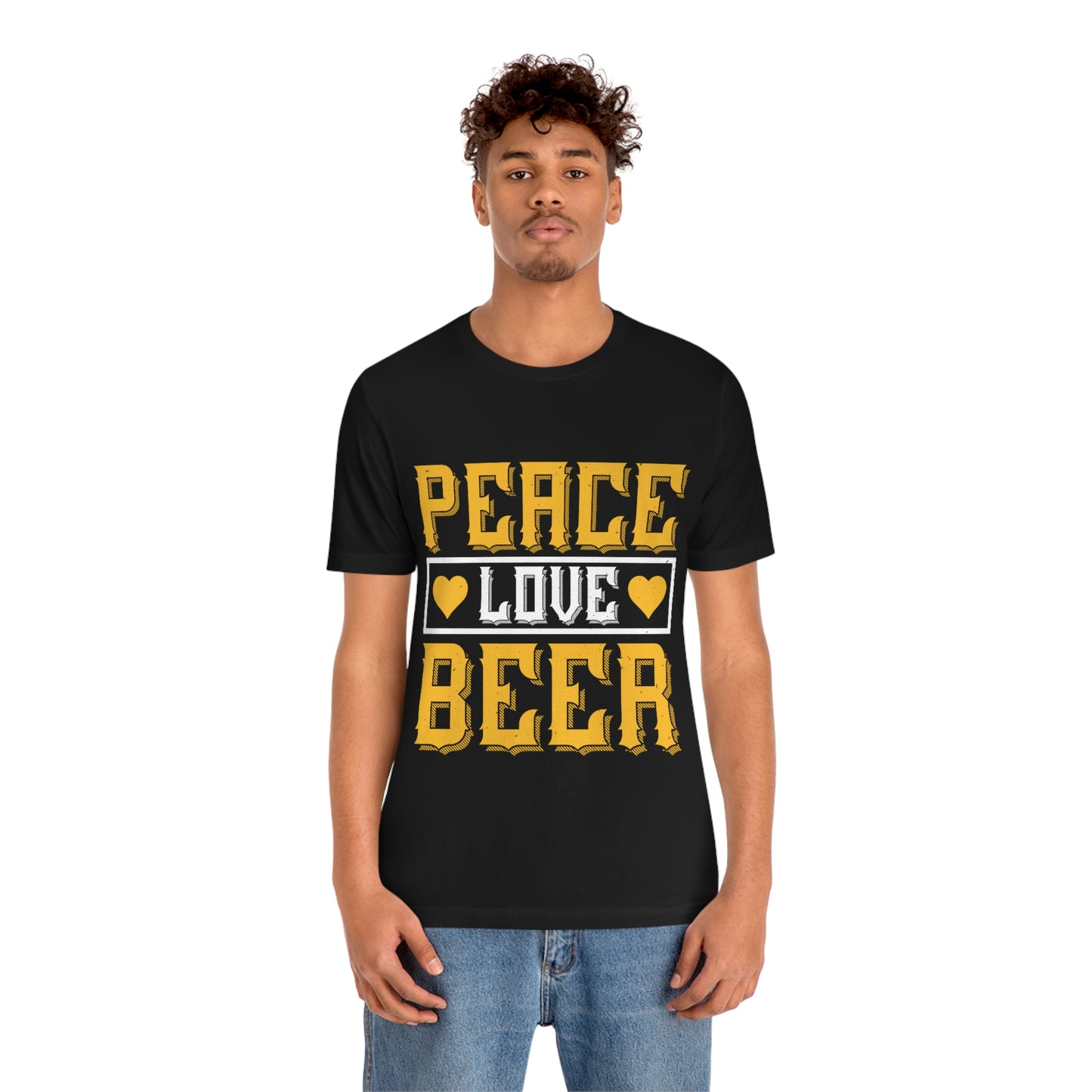 Peace Love Beer - Unisex T-Shirt