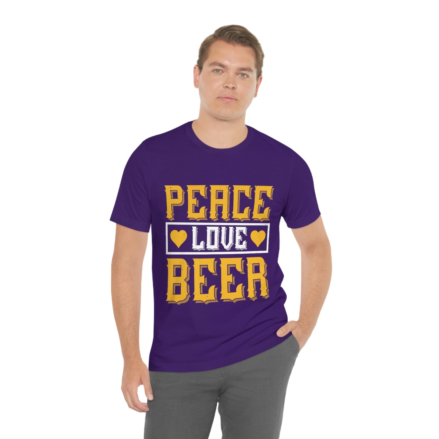 Peace Love Beer - Unisex T-Shirt