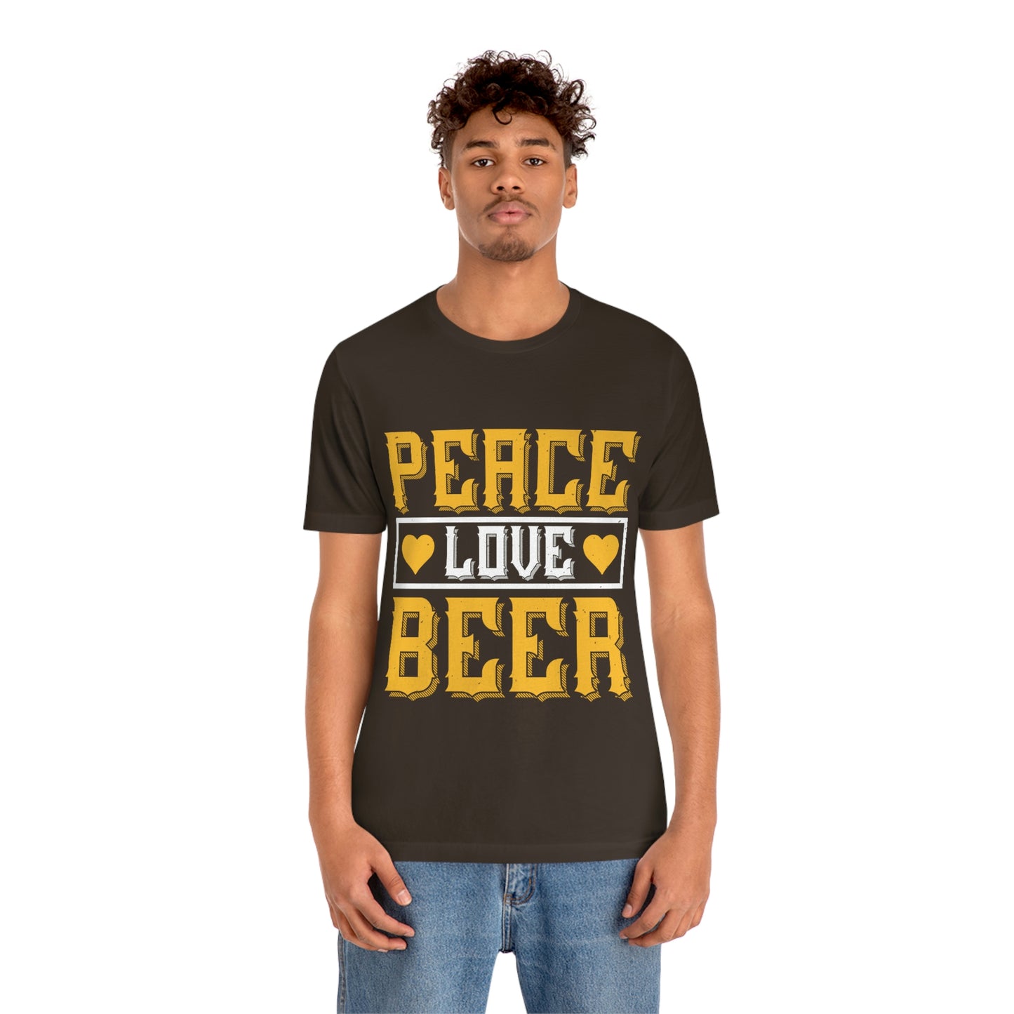 Peace Love Beer - Unisex T-Shirt