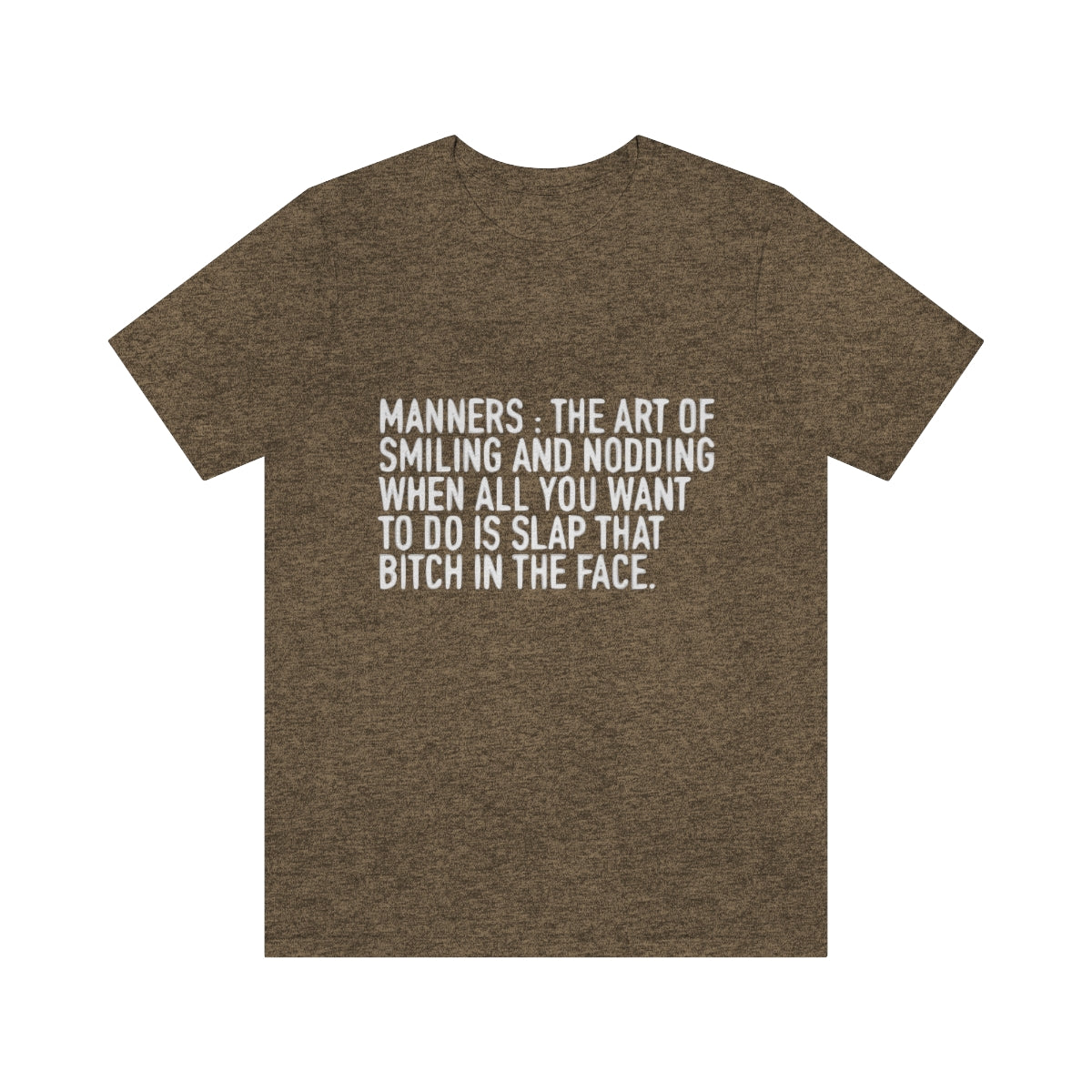 Manners Definition - Unisex T-Shirt
