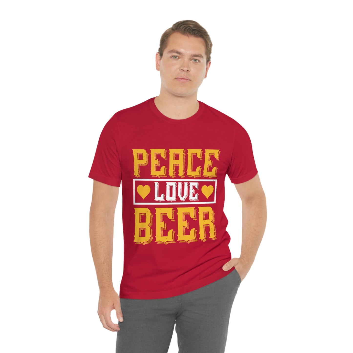 Peace Love Beer - Unisex T-Shirt