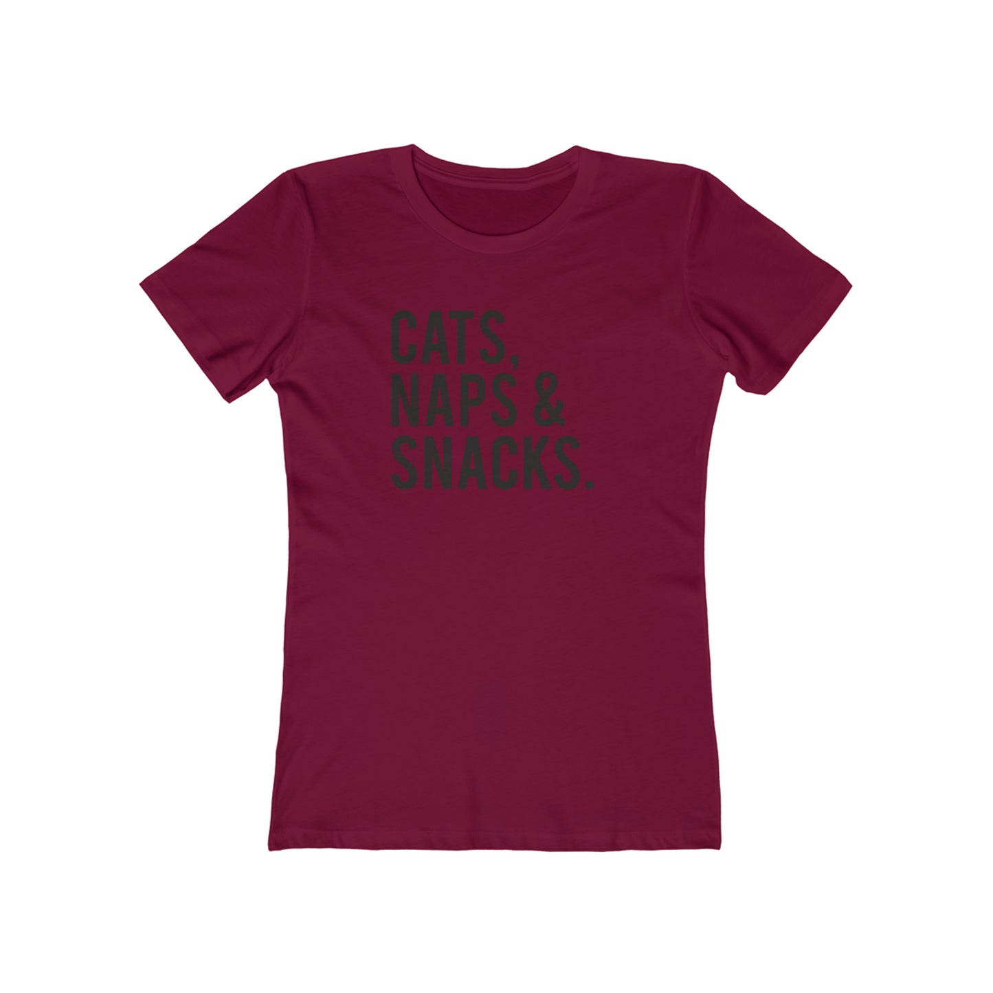 Cat, Naps & Snacks. - Women's T-shirt