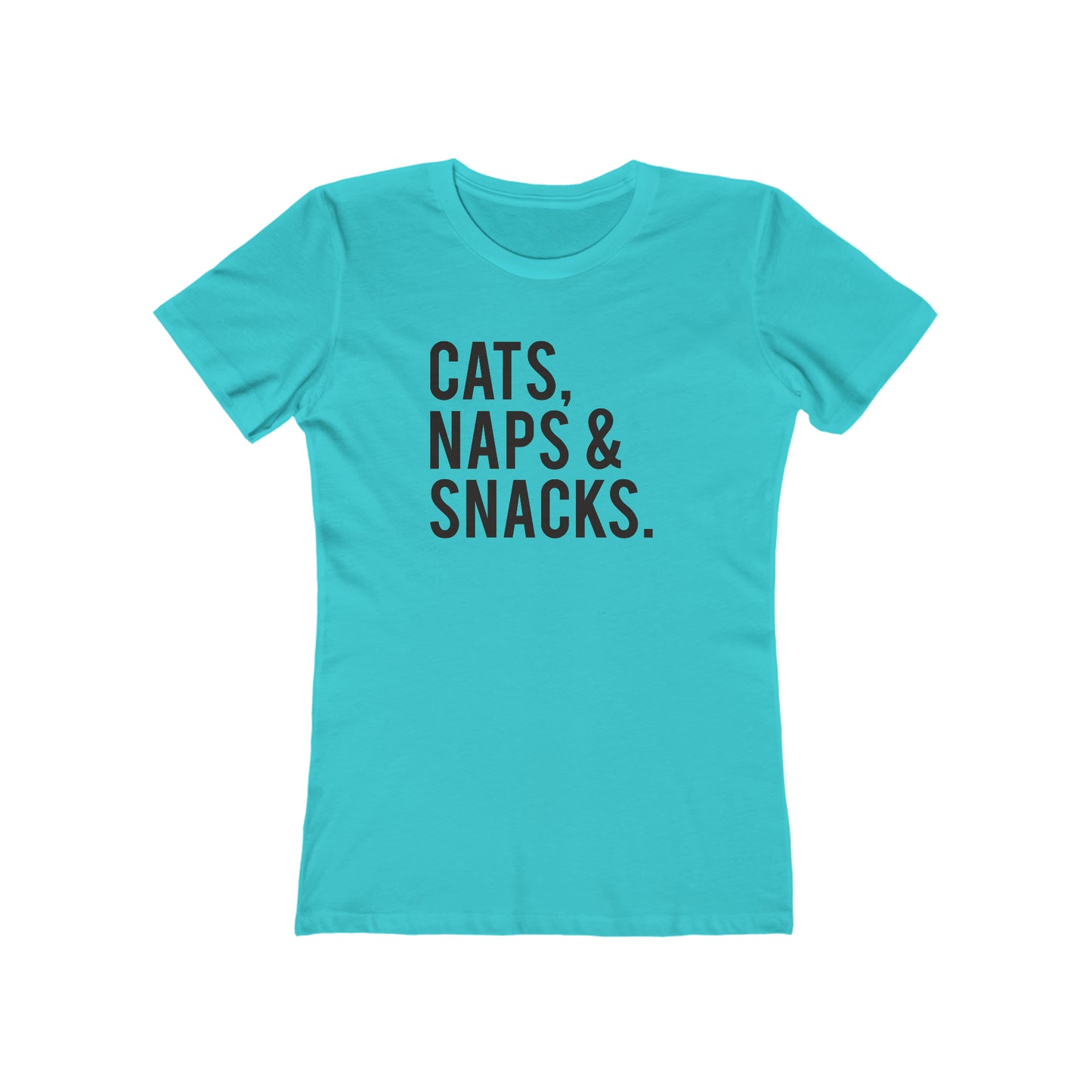 Cat, Naps & Snacks. - Women's T-shirt