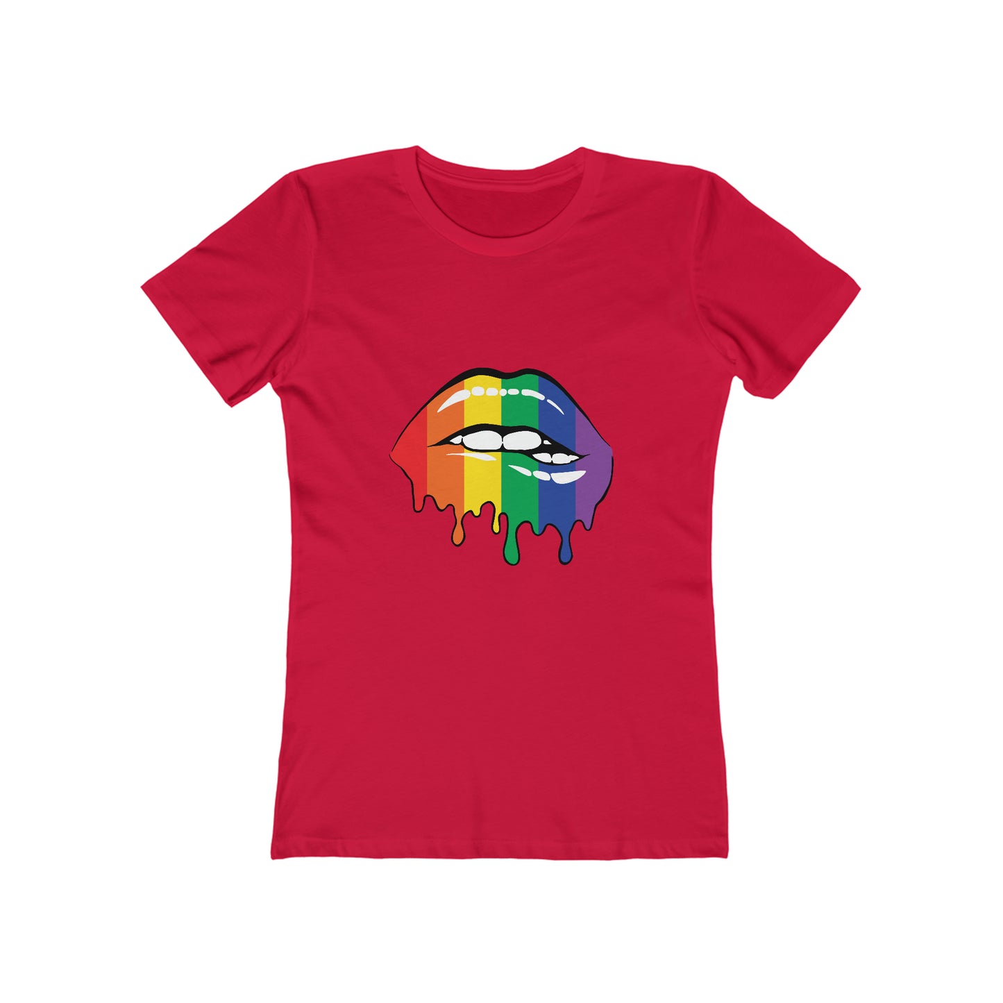 Biting Lips Rainbow Pride - Women's T-shirt