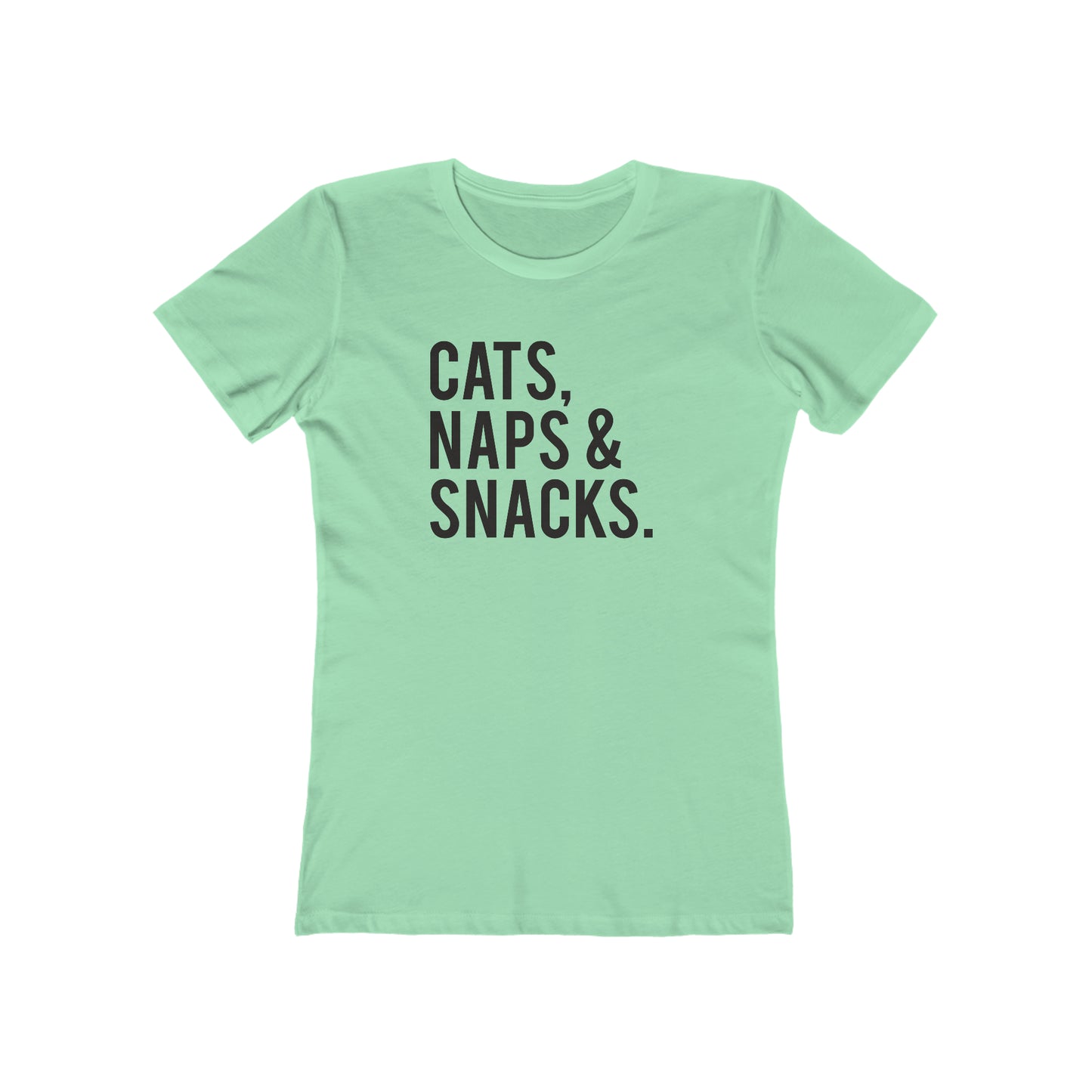 Cat, Naps & Snacks. - Women's T-shirt