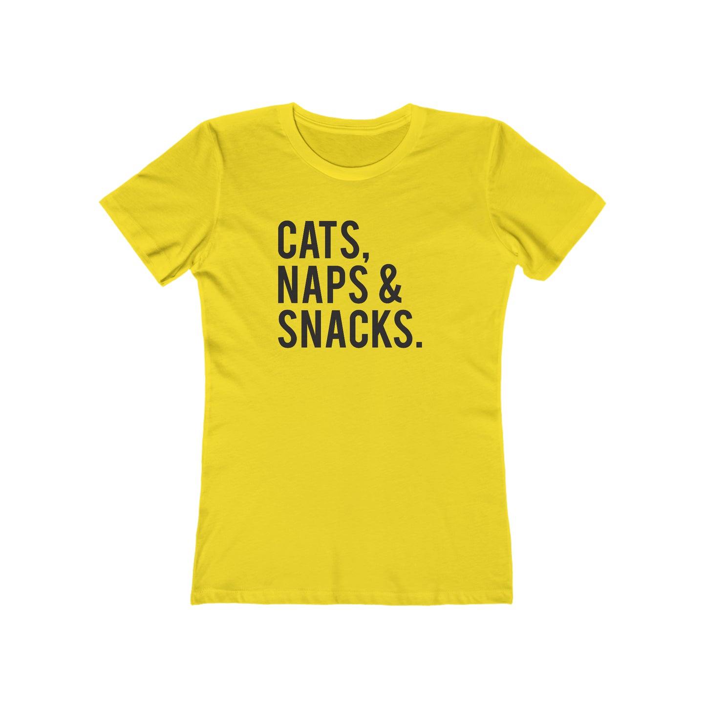 Cat, Naps & Snacks. - Women's T-shirt