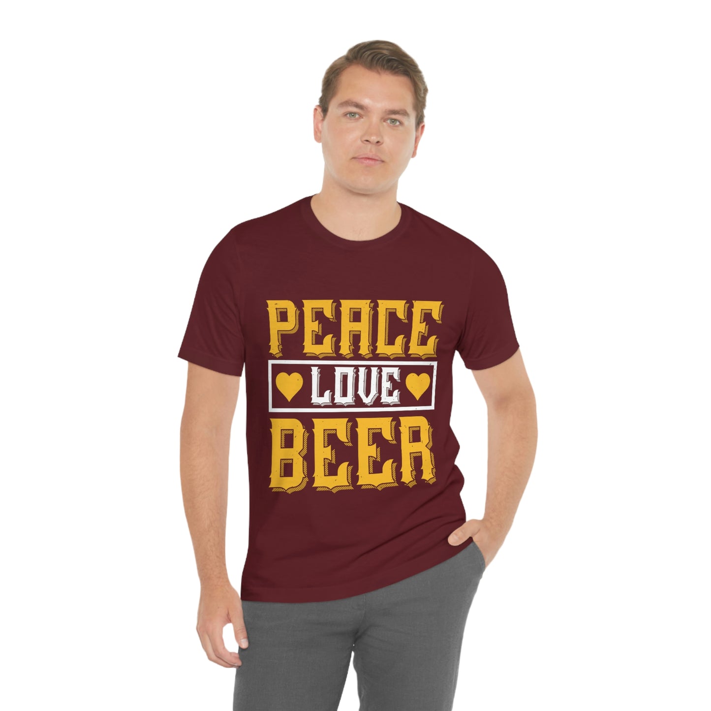 Peace Love Beer - Unisex T-Shirt