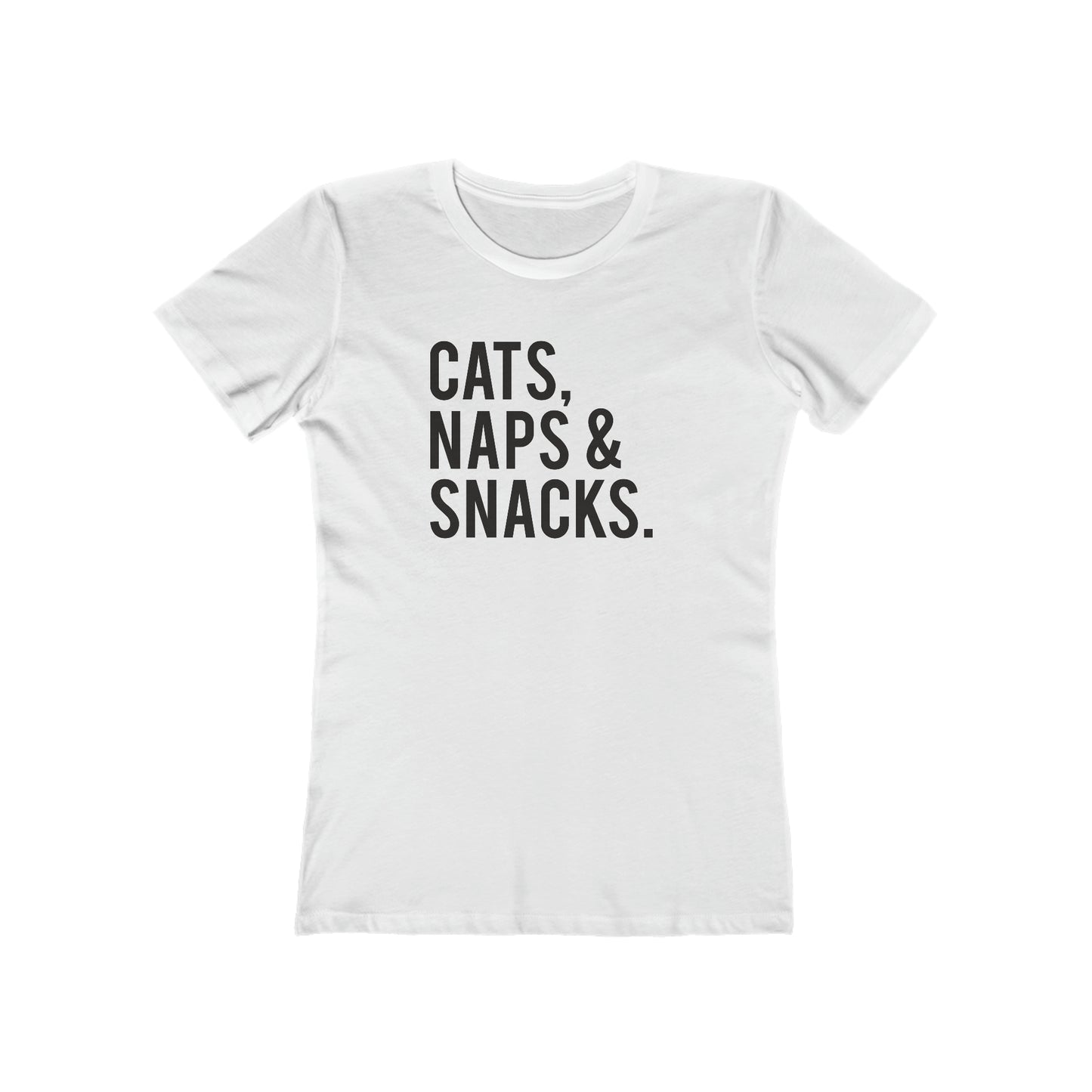 Cat, Naps & Snacks. - Women's T-shirt