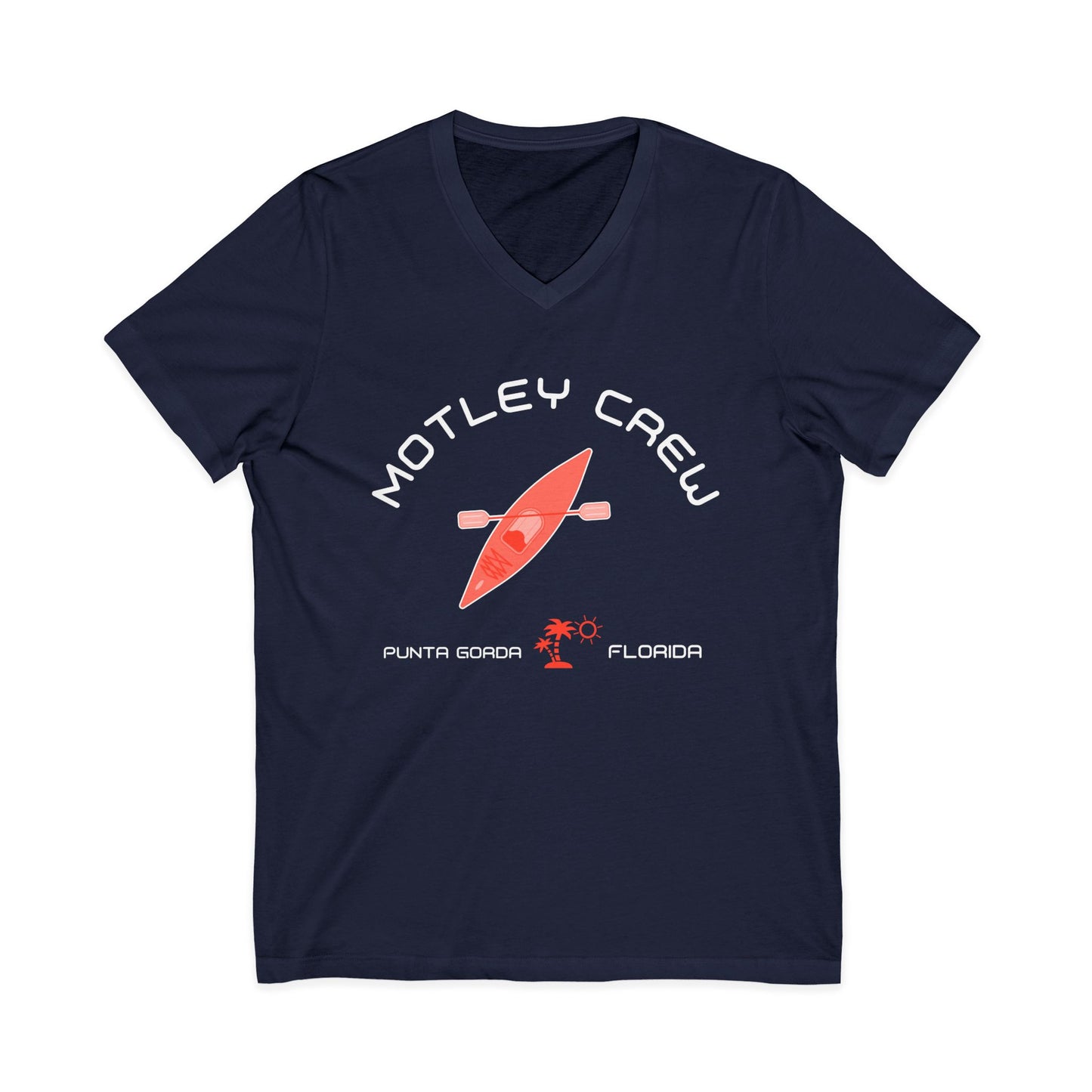Motley Crew - Unisex Jersey V-Neck T-Shirt