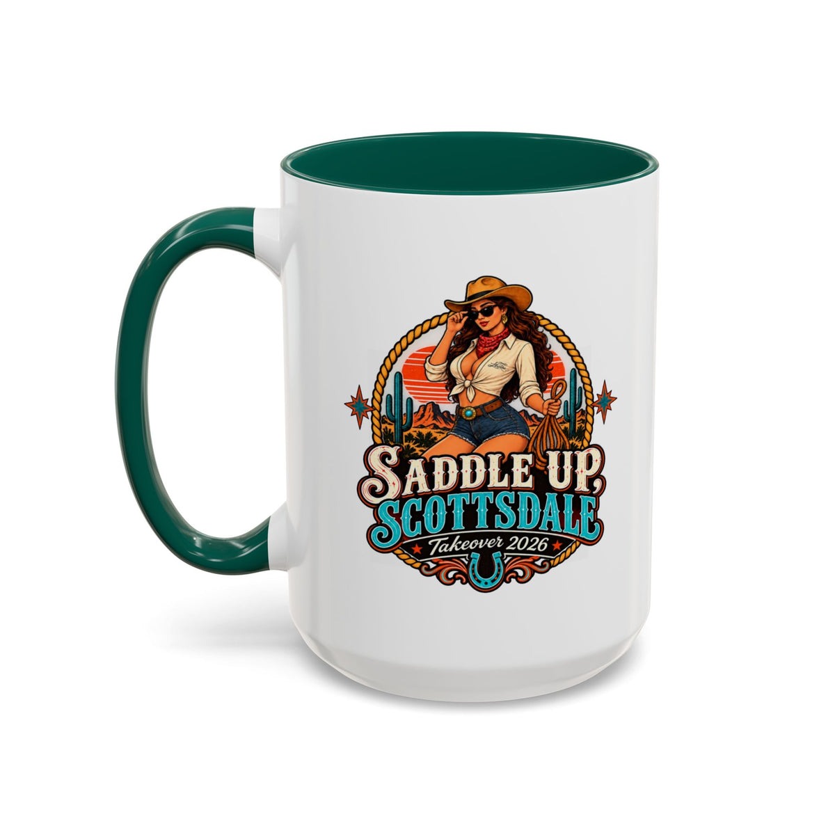 Saddle Up Scottsdale - Colorful Ceramic Mug