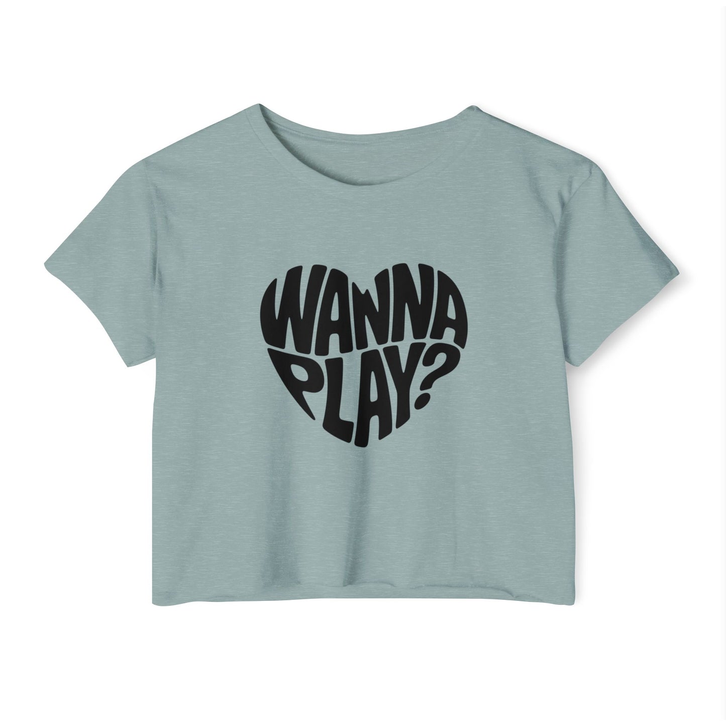 Wanna Play? - Women's Festival Crop Top