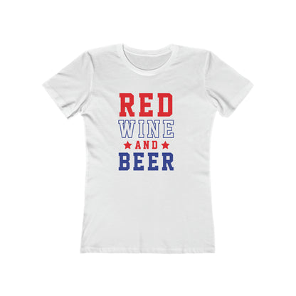 Red Wine And Beer - Women's T-shirt