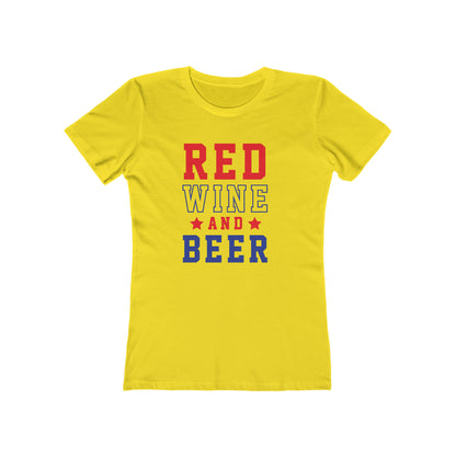 Red Wine And Beer - Women's T-shirt