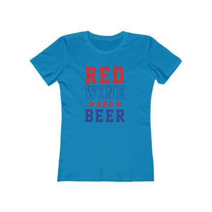 Red Wine And Beer - Women's T-shirt